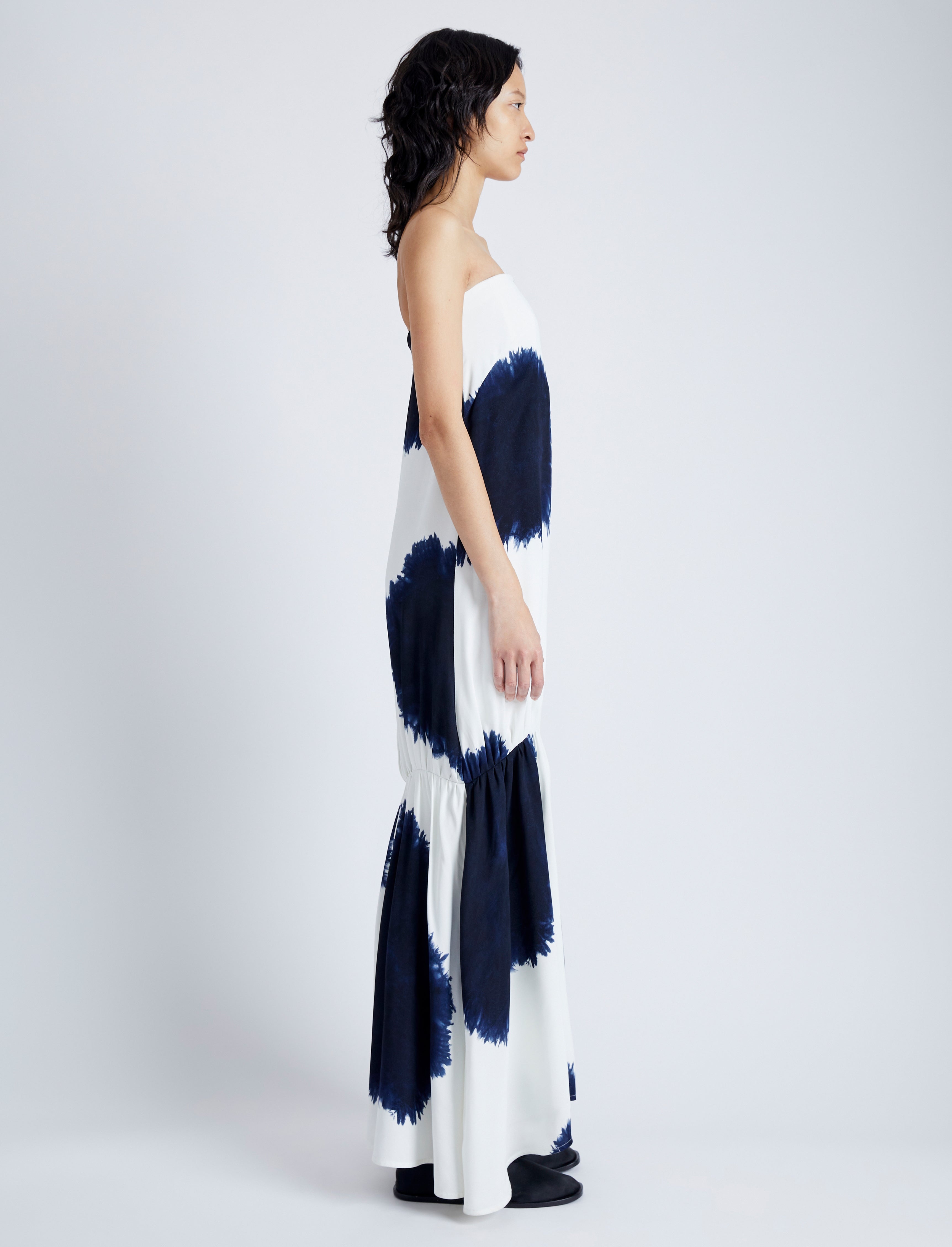 Margot Dress In Printed Viscose Crepe - 3