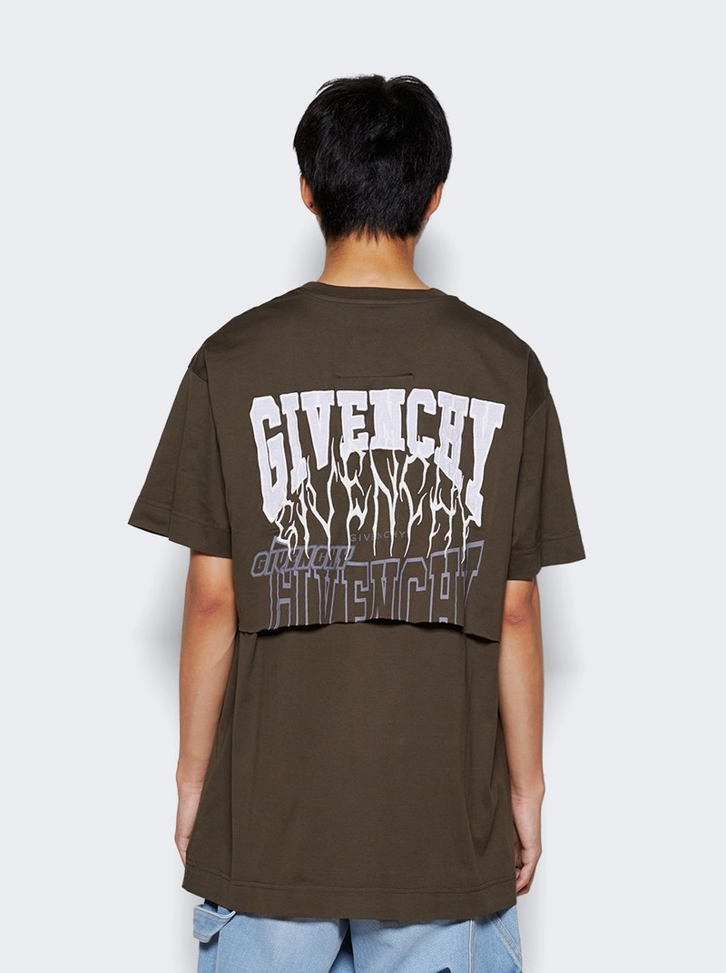 Layered T-shirt Medium Brown 5