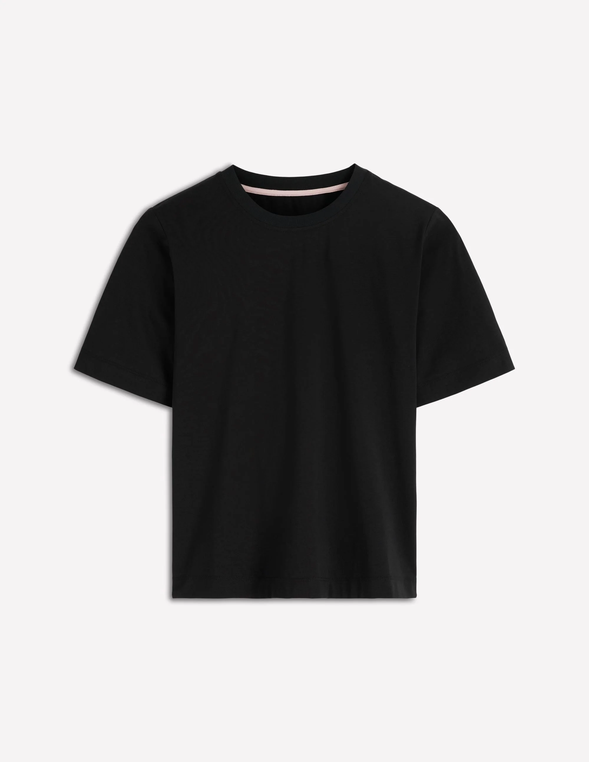 Ren Relaxed Cotton T-shirt-Black - 1