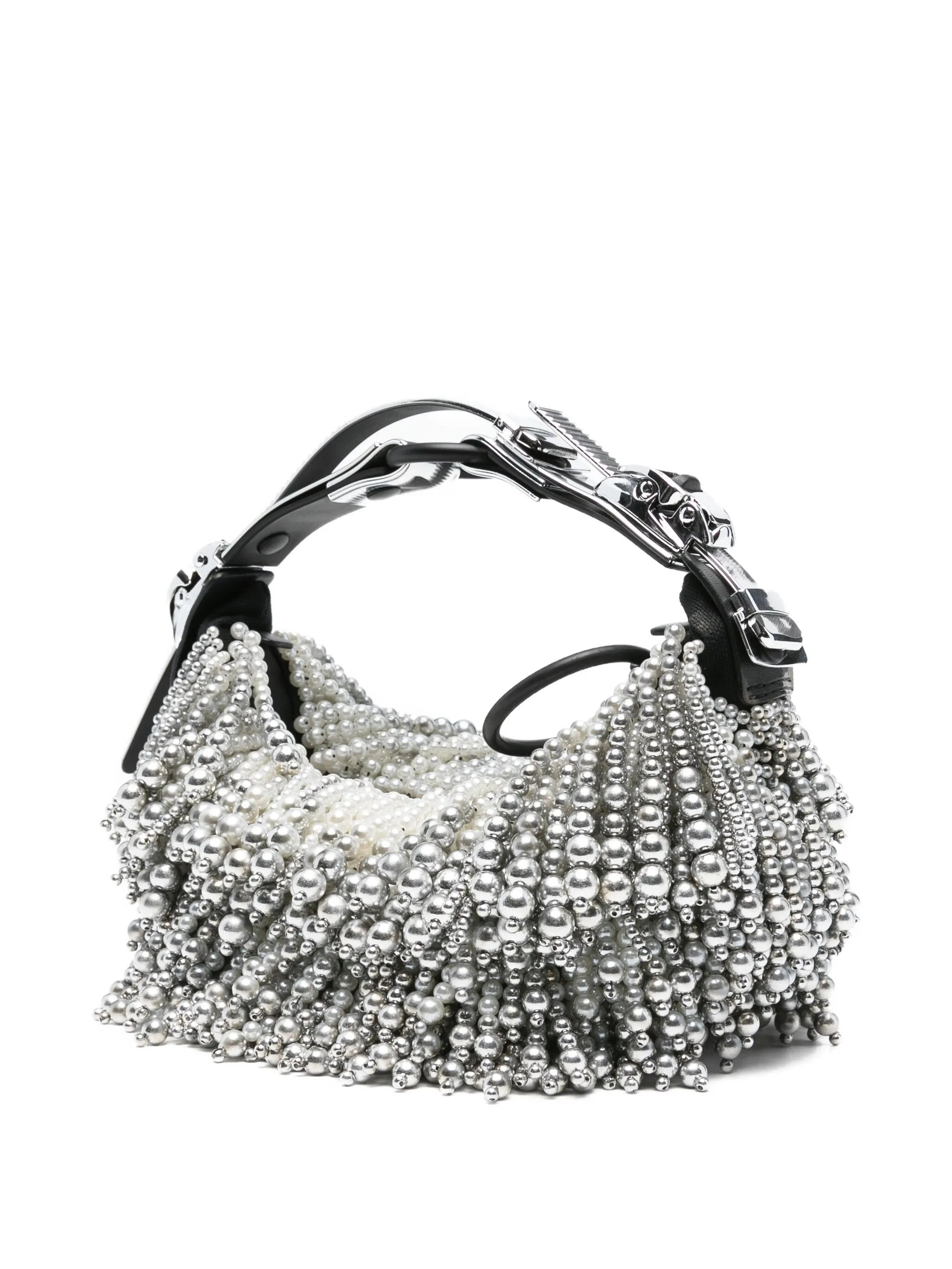 Innerraum Pearl-embellished Buckle Shoulder Bag - 2