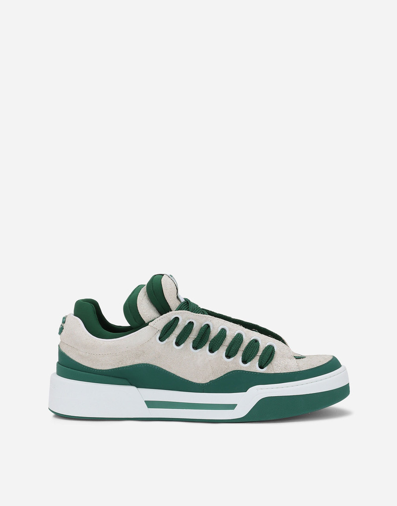 Mixed-material New Roma sneakers 1