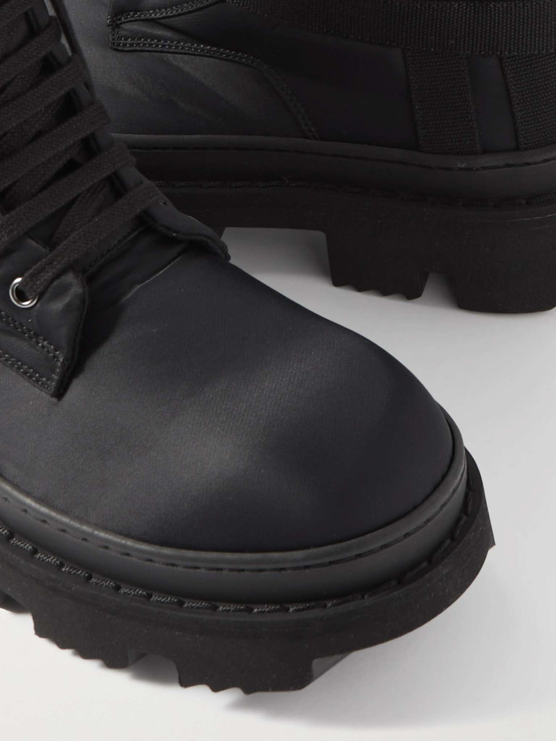 Army Megatooth Canvas and Shell Lace-Up Boots 6