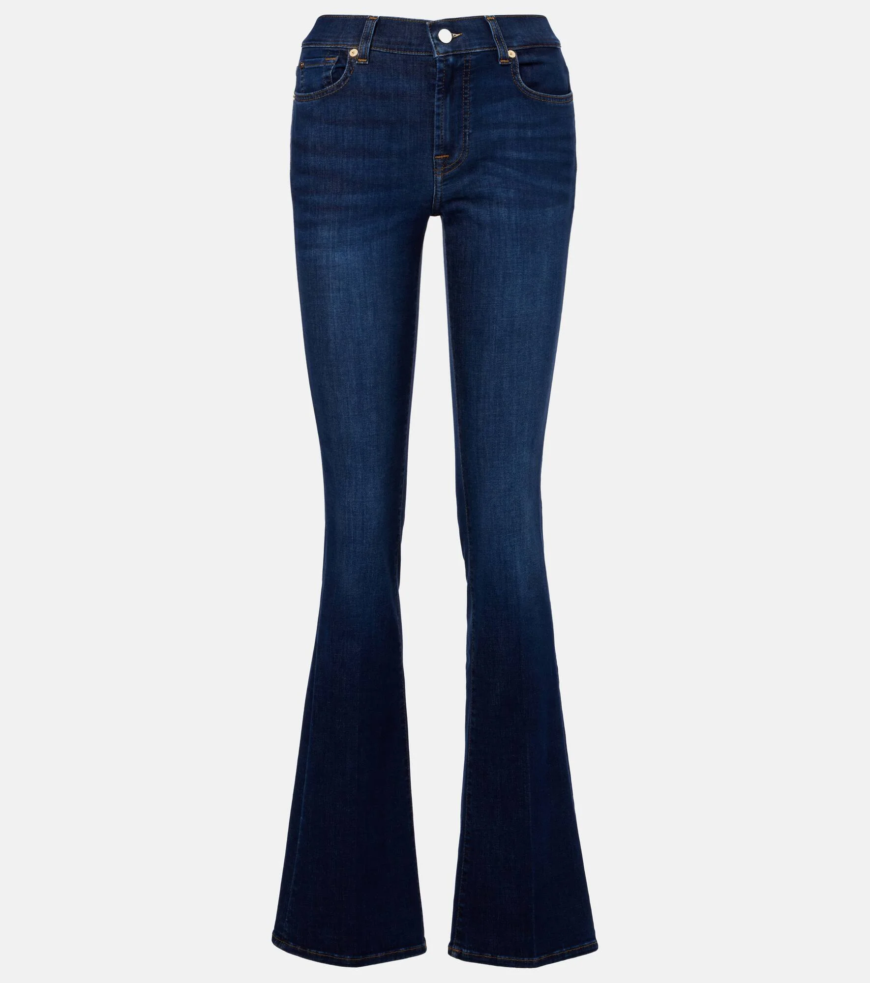 Mid-rise bootcut jeans - 1