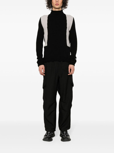 Y-3 logo-print cargo trousers outlook