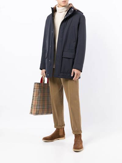 Brunello Cucinelli shearling-lined shell parka outlook