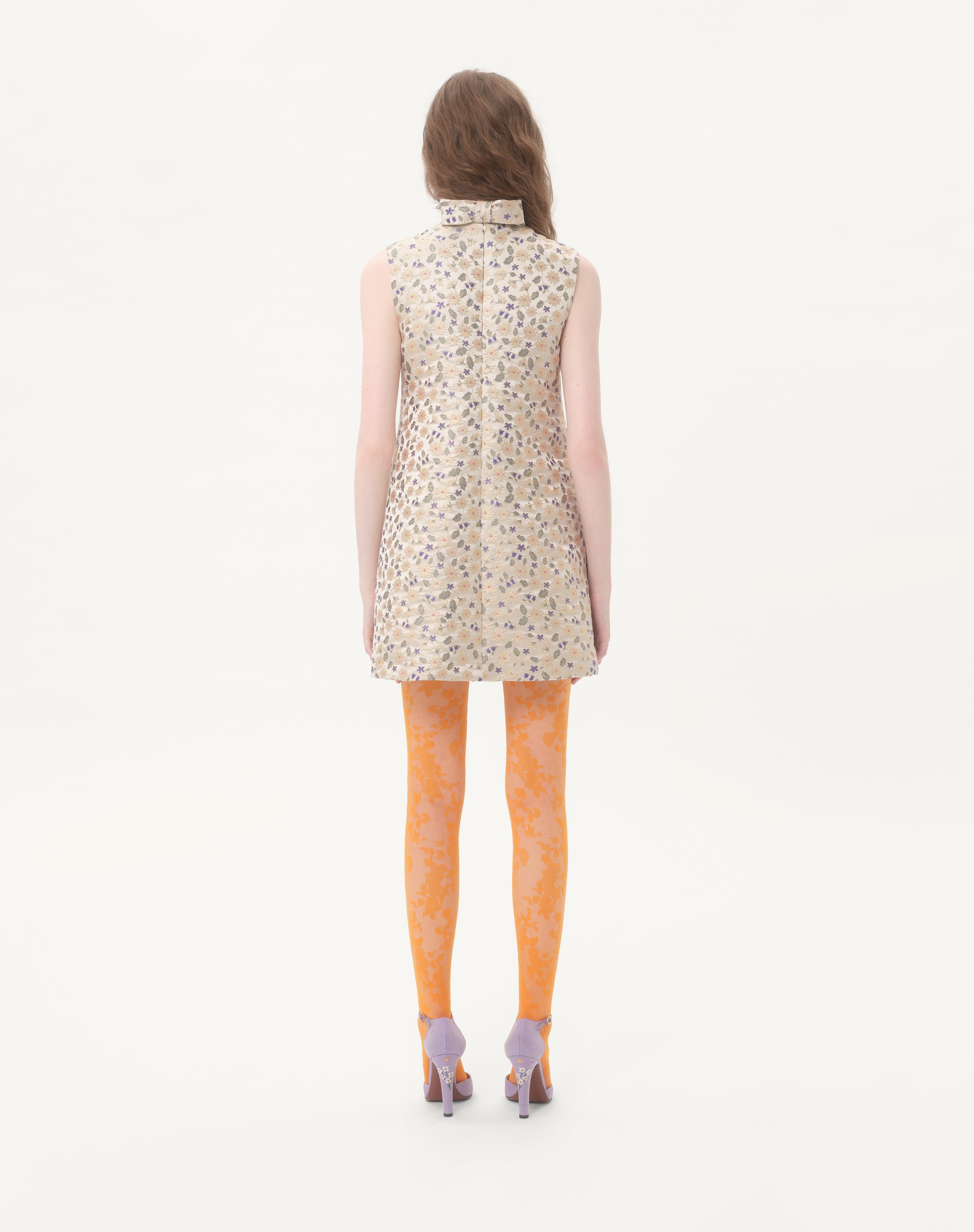 SHORT DRESS IN GARDEN LUREX JACQUARD - 7