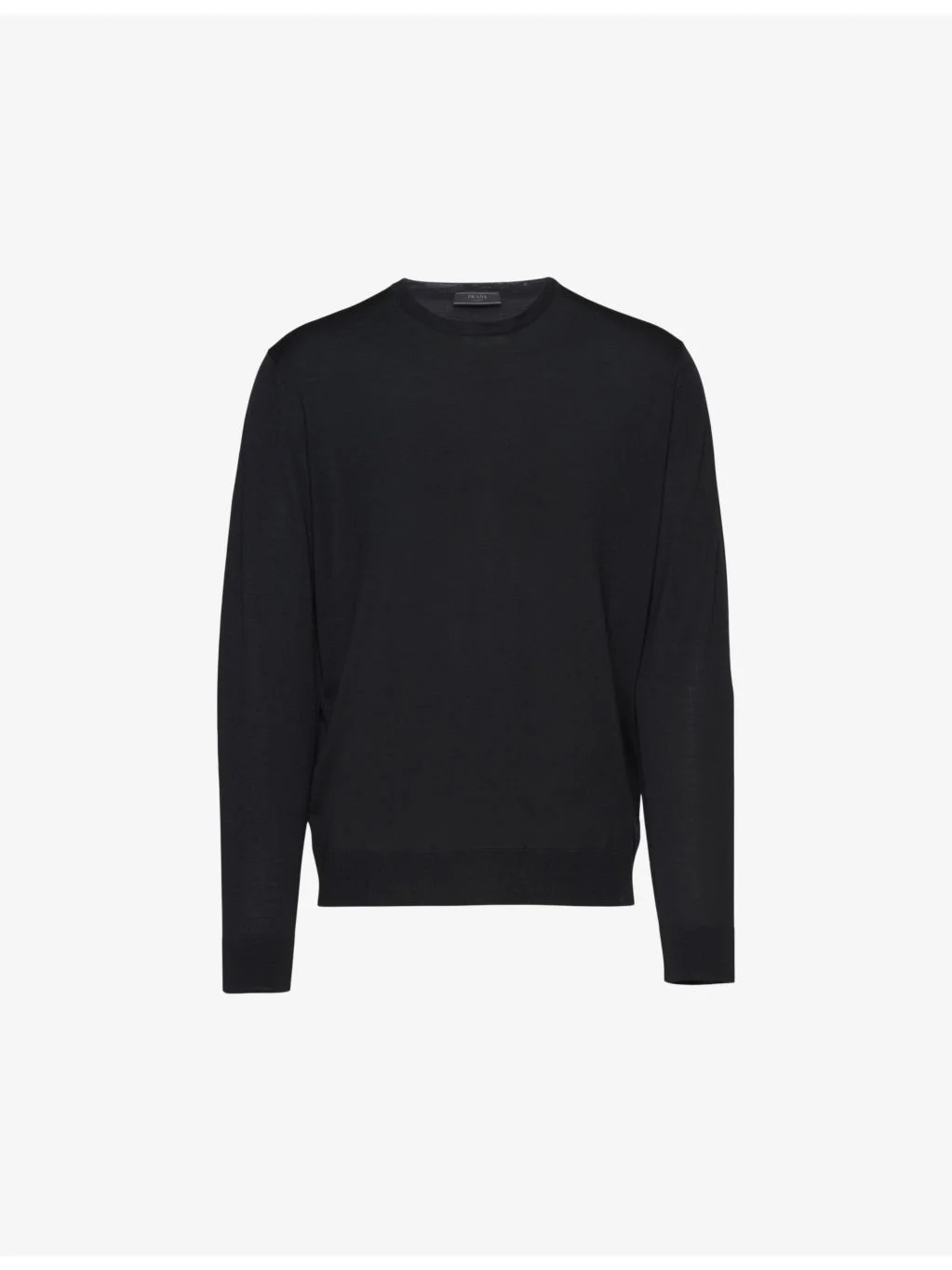 Crewneck regular-fit wool jumper - 1