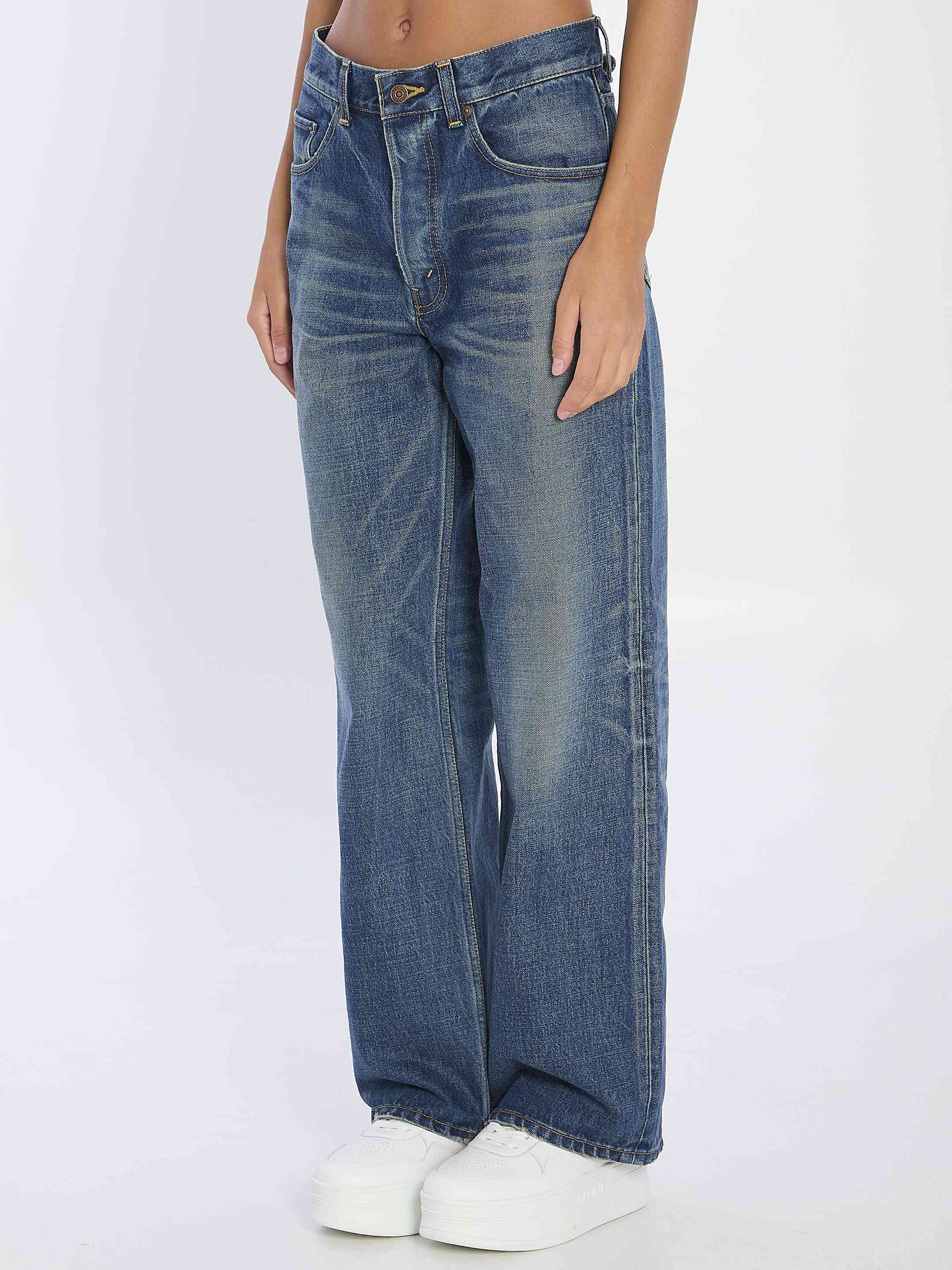 Celine Women Wide-Leg Jeans - 2