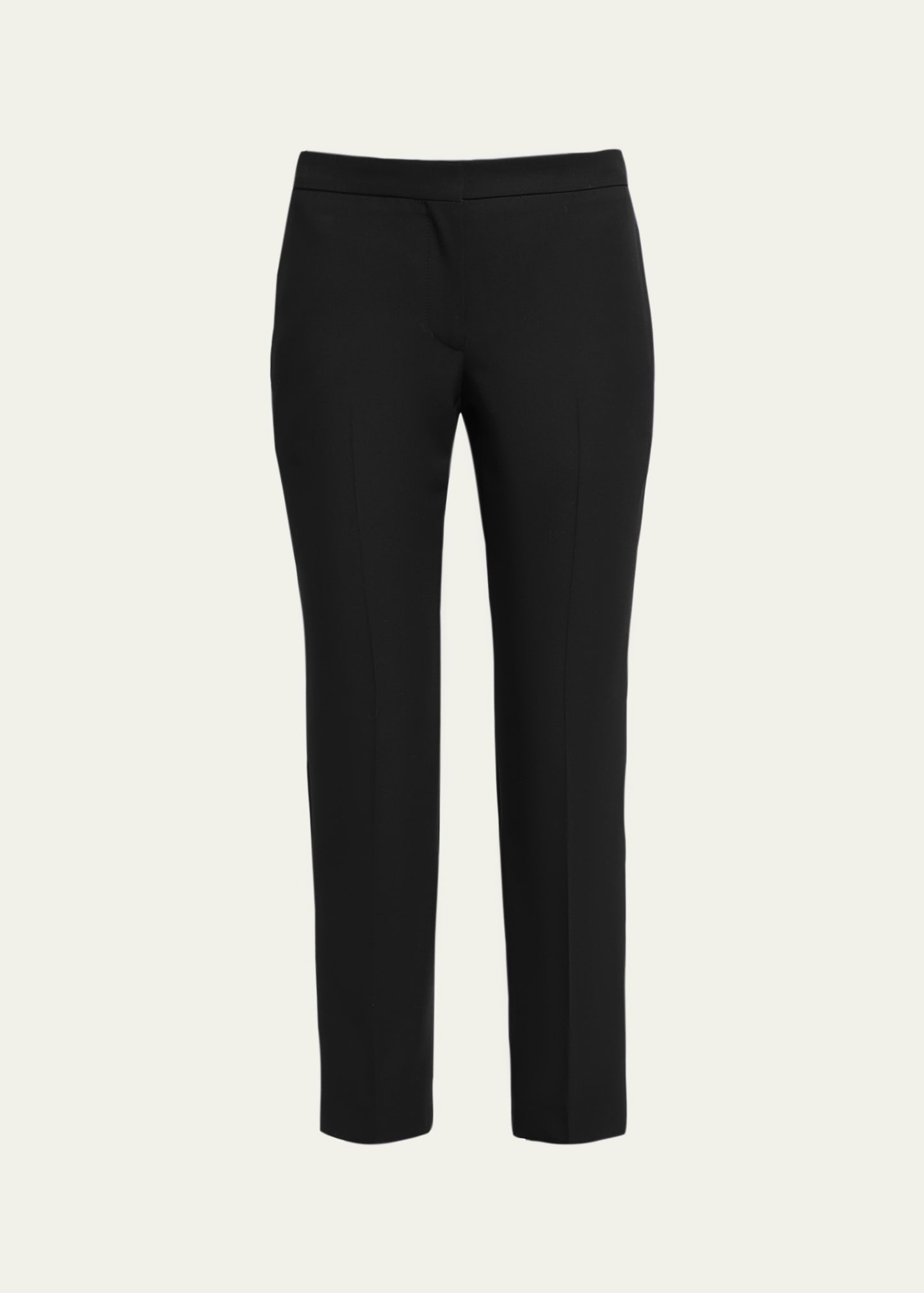 Cropped Cigarette Trousers - 1