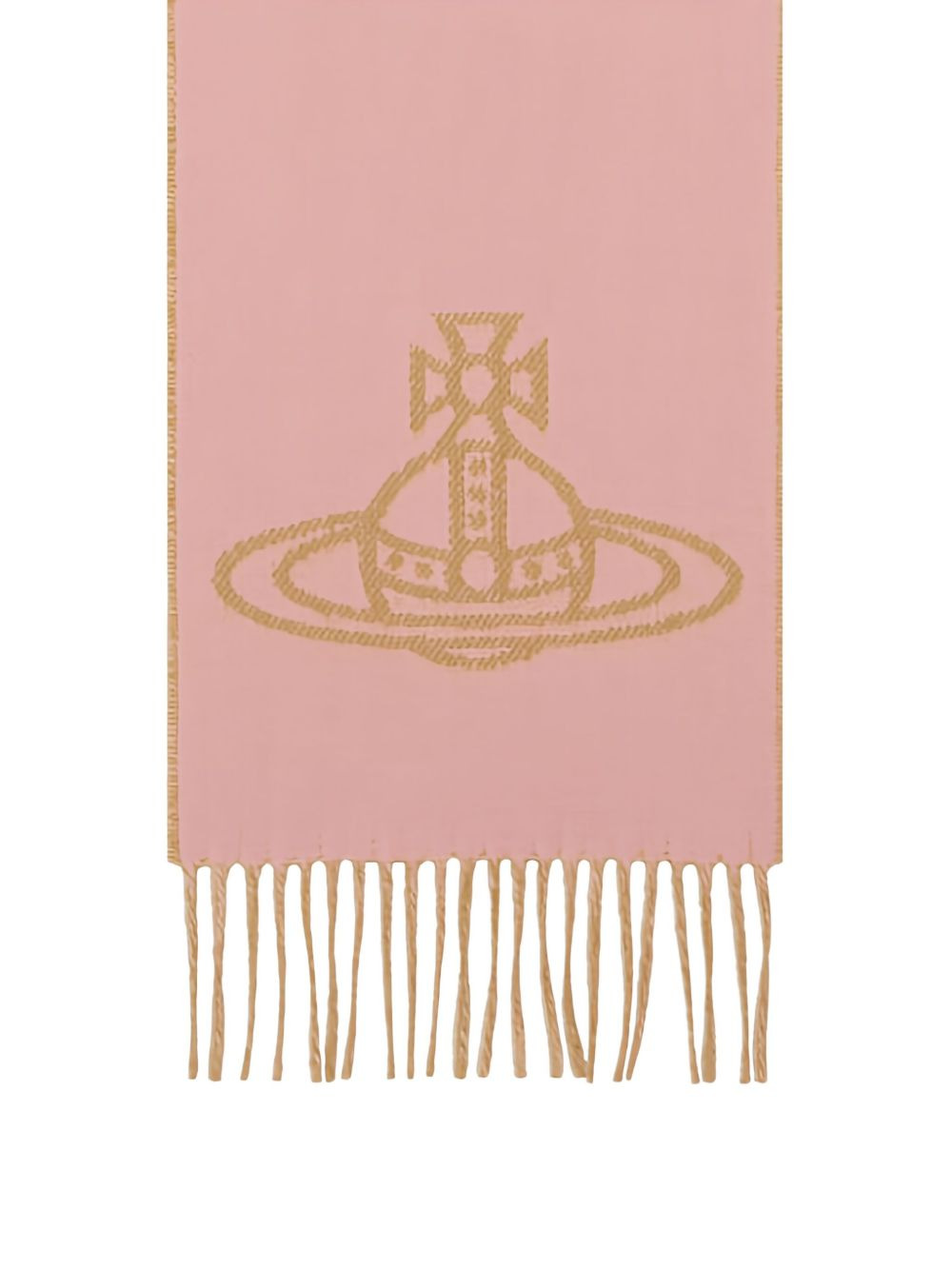 Orb-logo wool scarf - 3