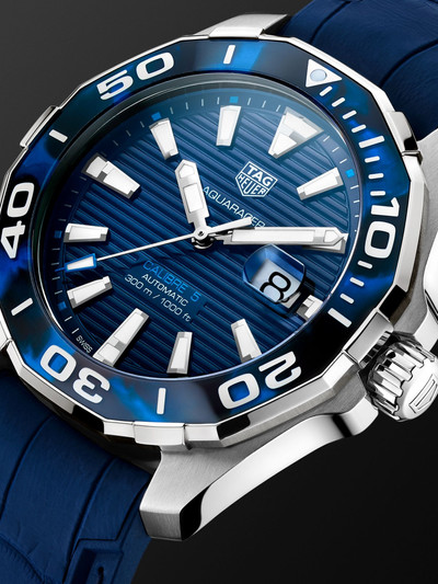 TAG Heuer Aquaracer Automatic 43mm Steel and Rubber Watch, Ref. No. WAY201P.FT6178 outlook