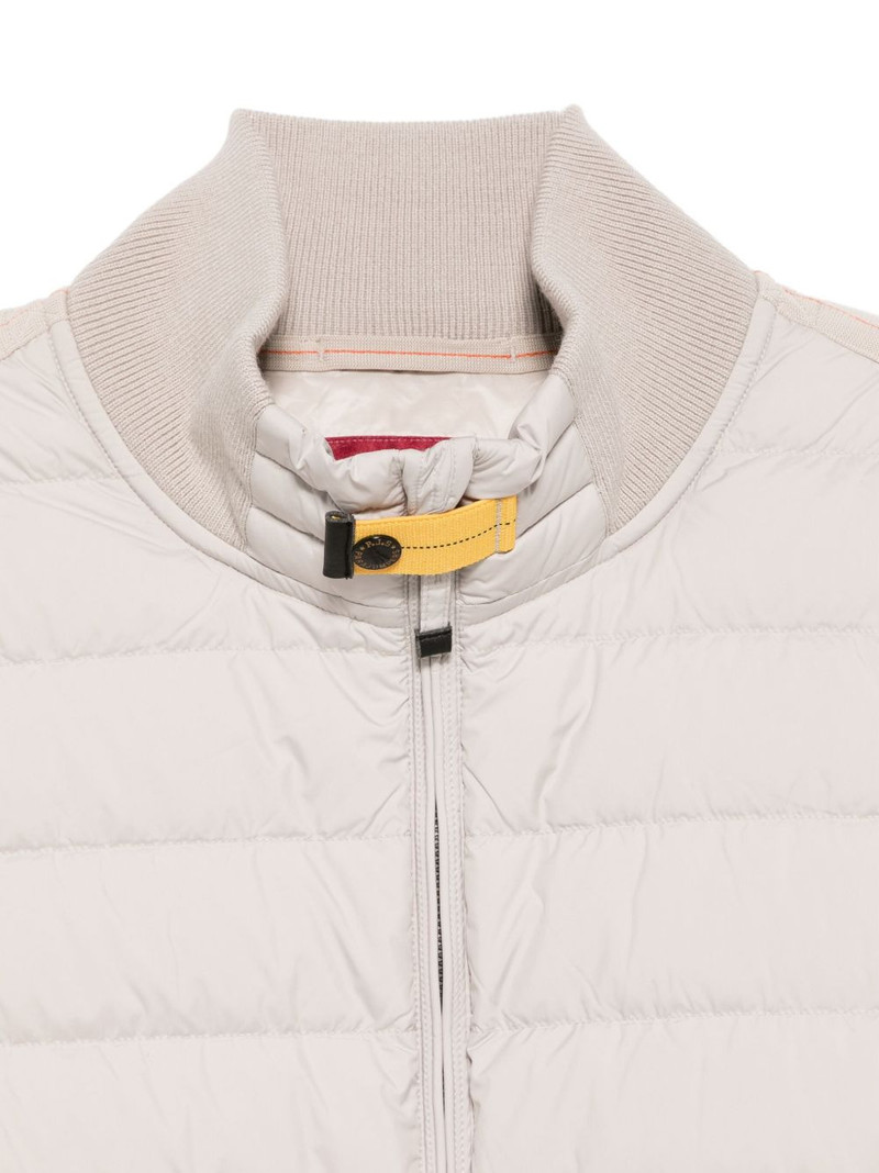 quilted zip-fastening jacket 3