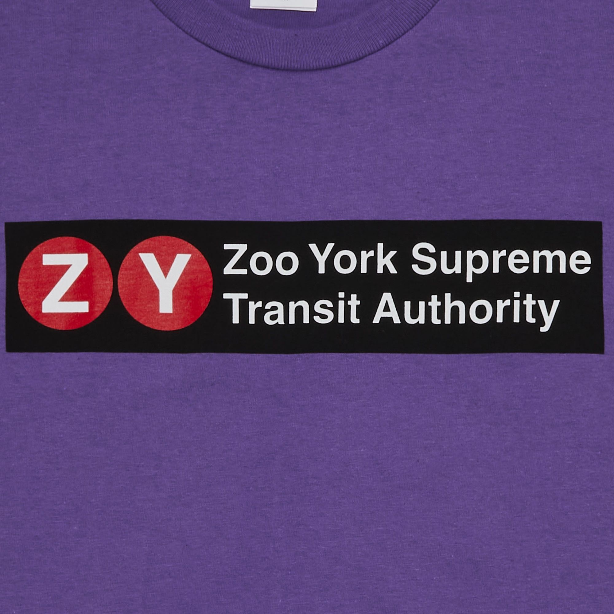 Supreme x Zoo York Transit Tee 'Purple' - 2