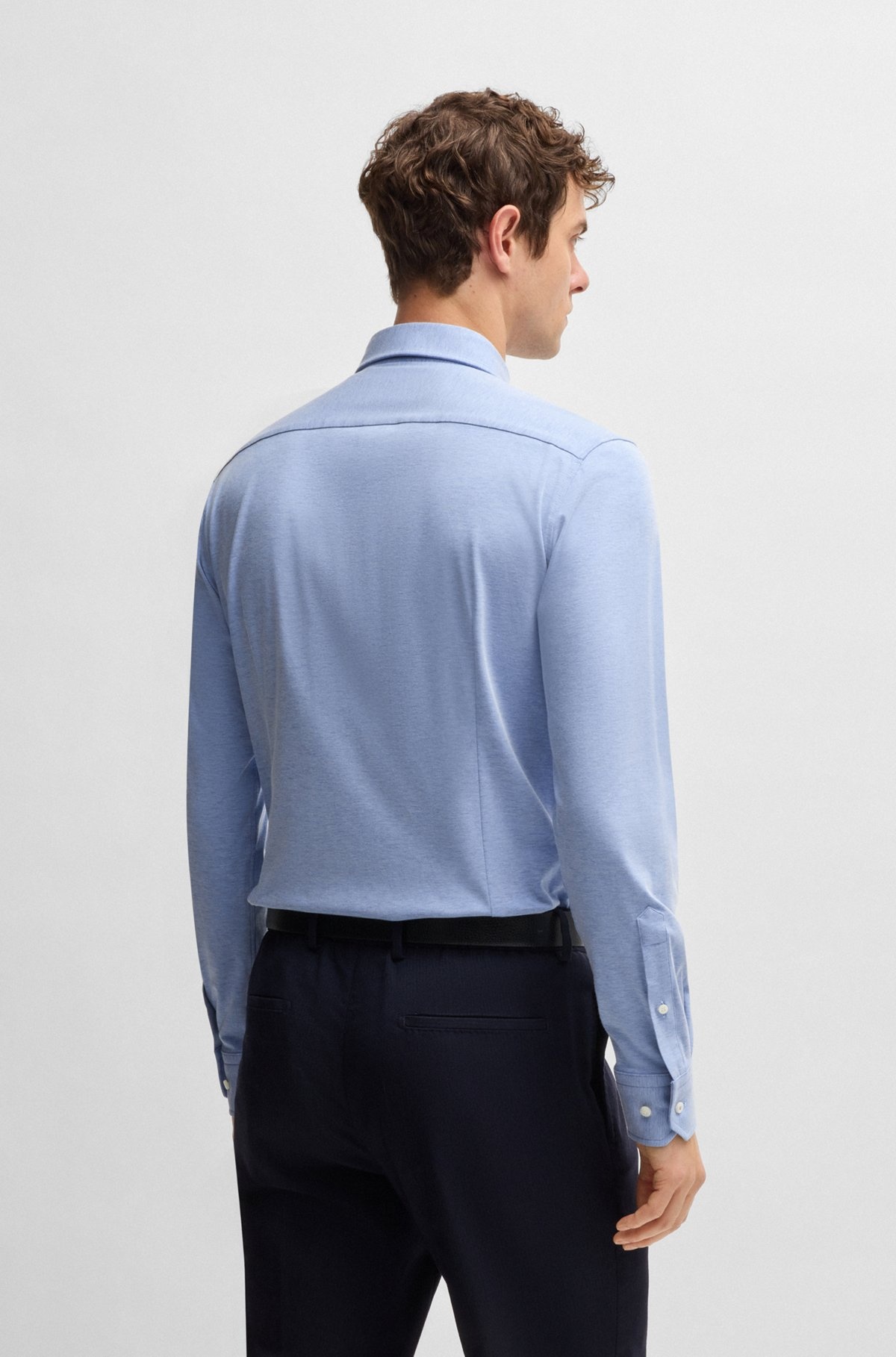 SLIM-FIT SHIRT IN A STRETCH-COTTON - 5