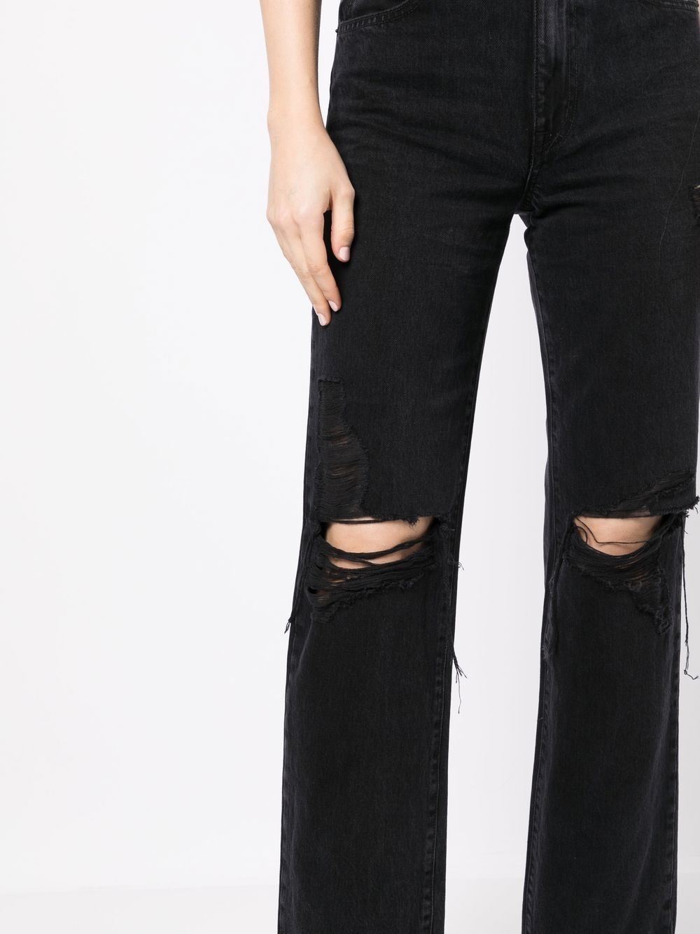 London ripped-detailed jeans - 5