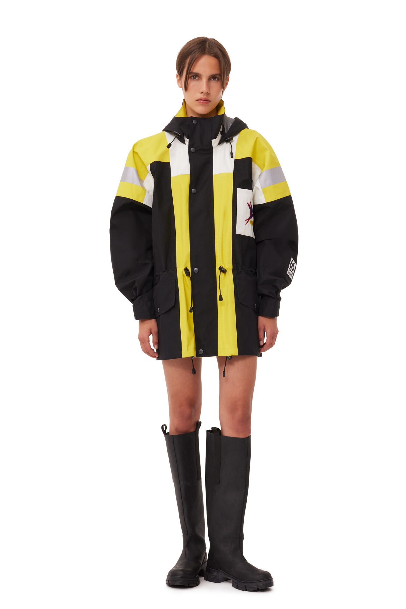 GANNI X 66°NORTH KRIA SHELL JACKET - 4