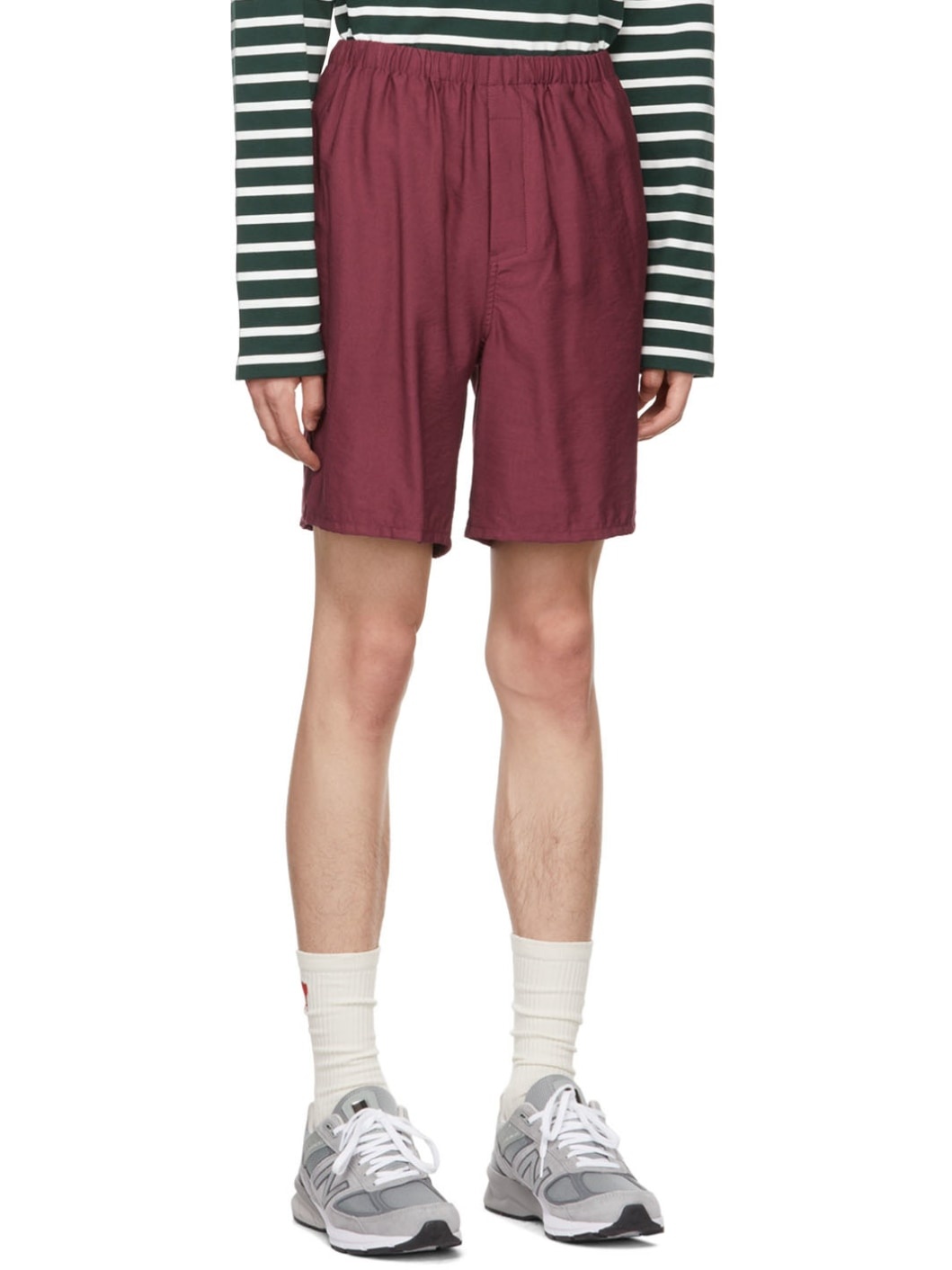 SSENSE Exclusive Burgundy Shorts - 2