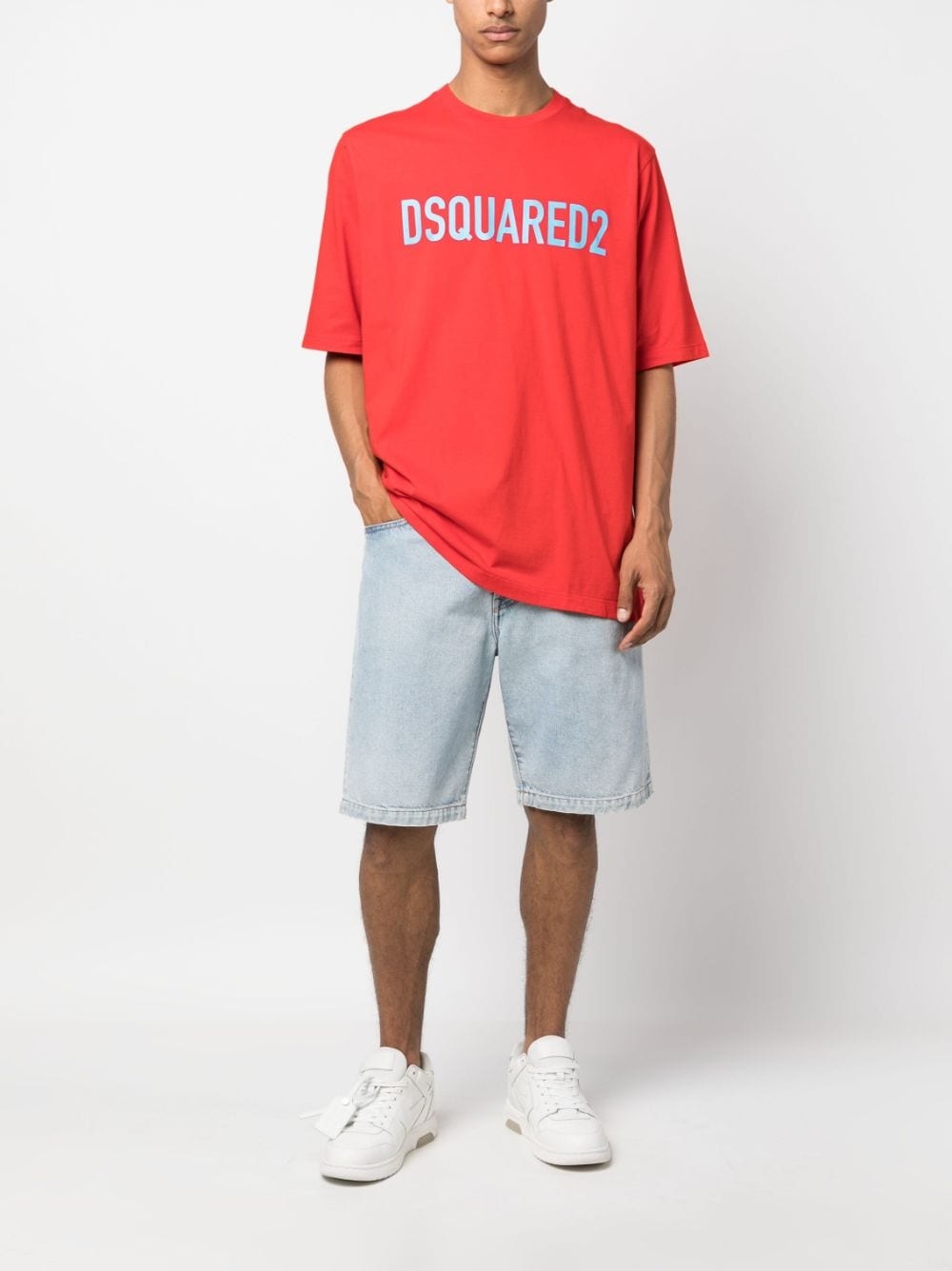 logo-print cotton T-shirt - 2