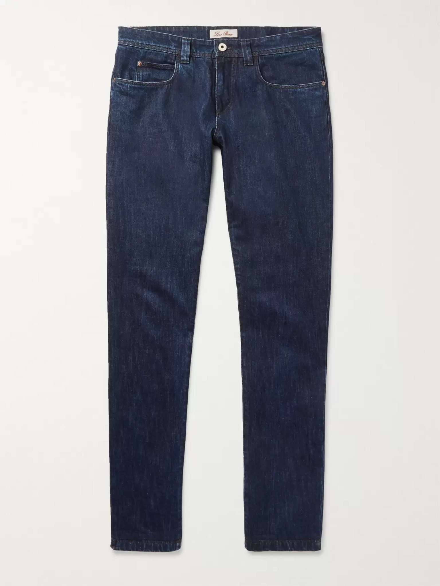 Slim-Fit Stretch-Denim Jeans - 1