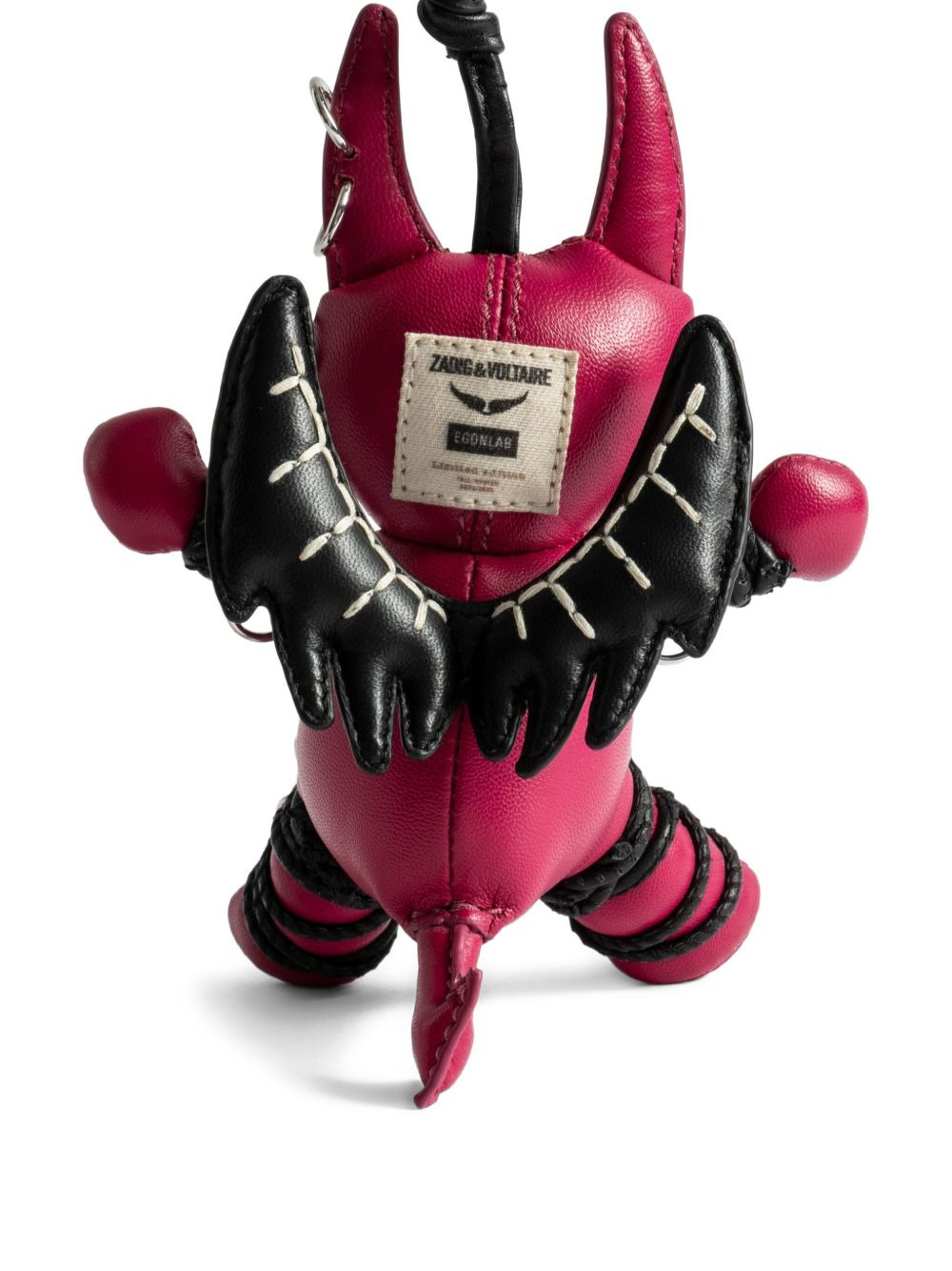 devil-wings leather keyring - 4