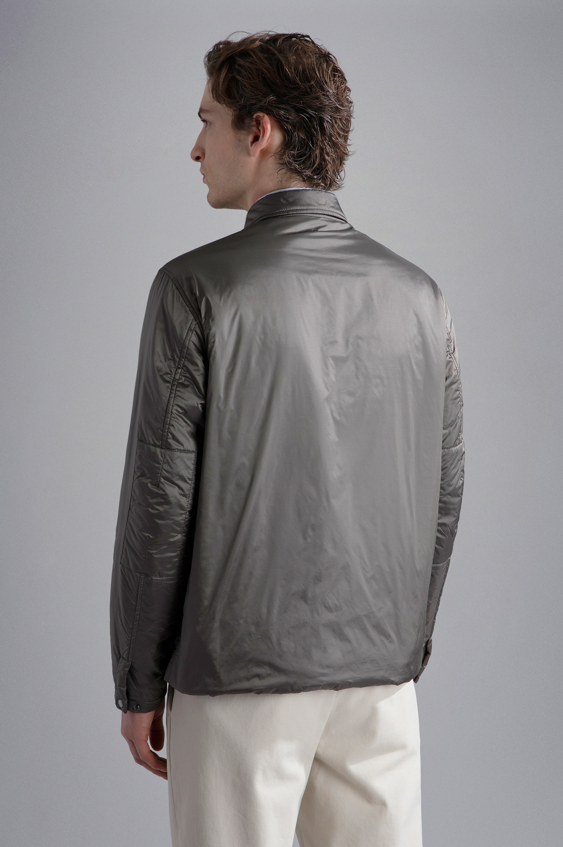 IRIDESCENT NYLON SHACKET - 3