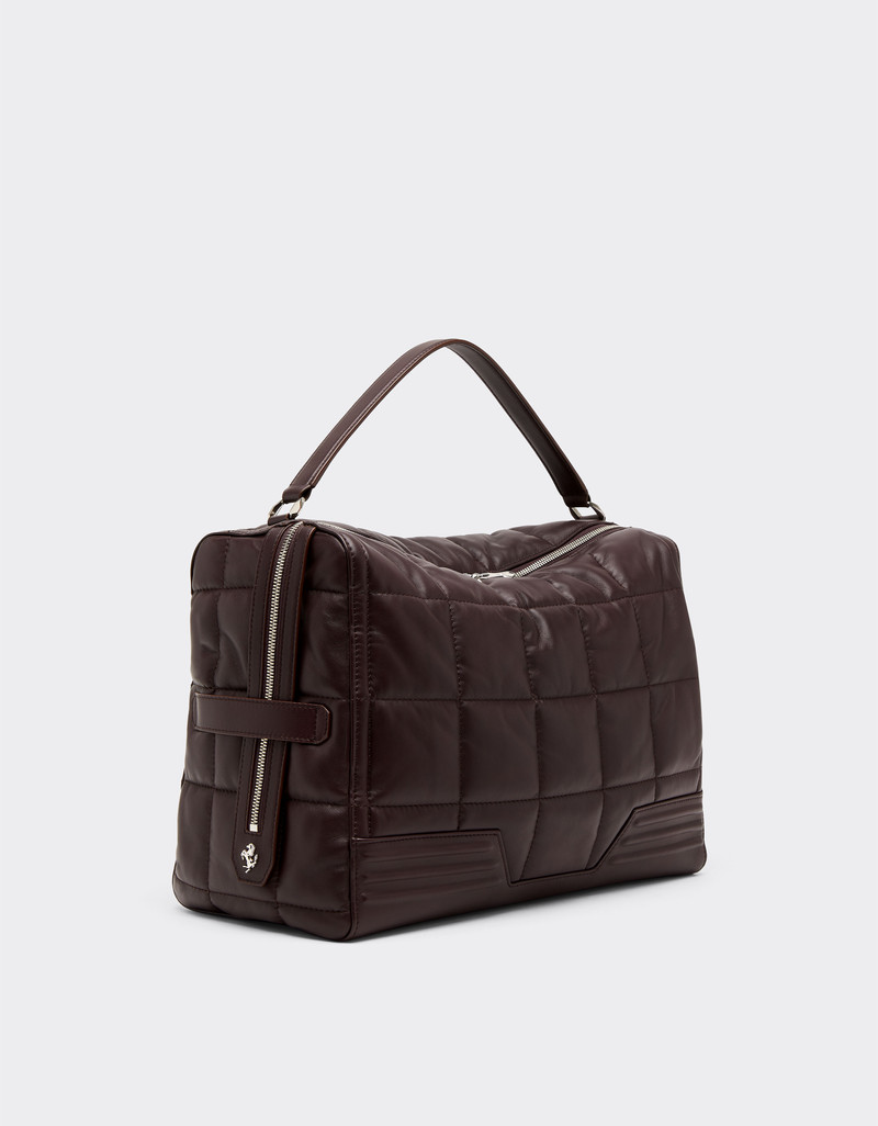 Ferrari GT Soft shoulder bag in quilted leather 4