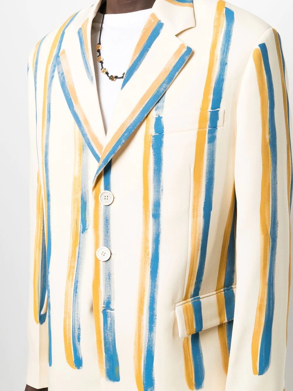 single-breasted blazer - 5