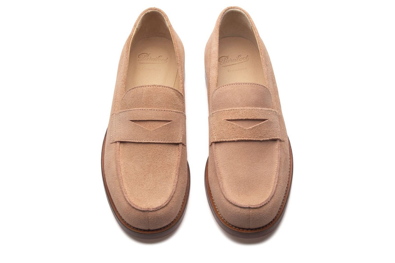 Rivoli Velours Nude - Leather Sole 4