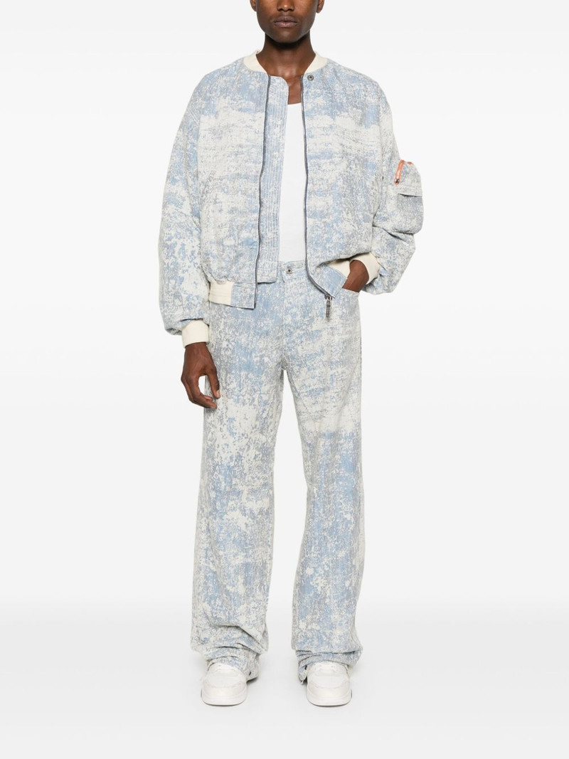 PDF dust-effect denim jacket outlook