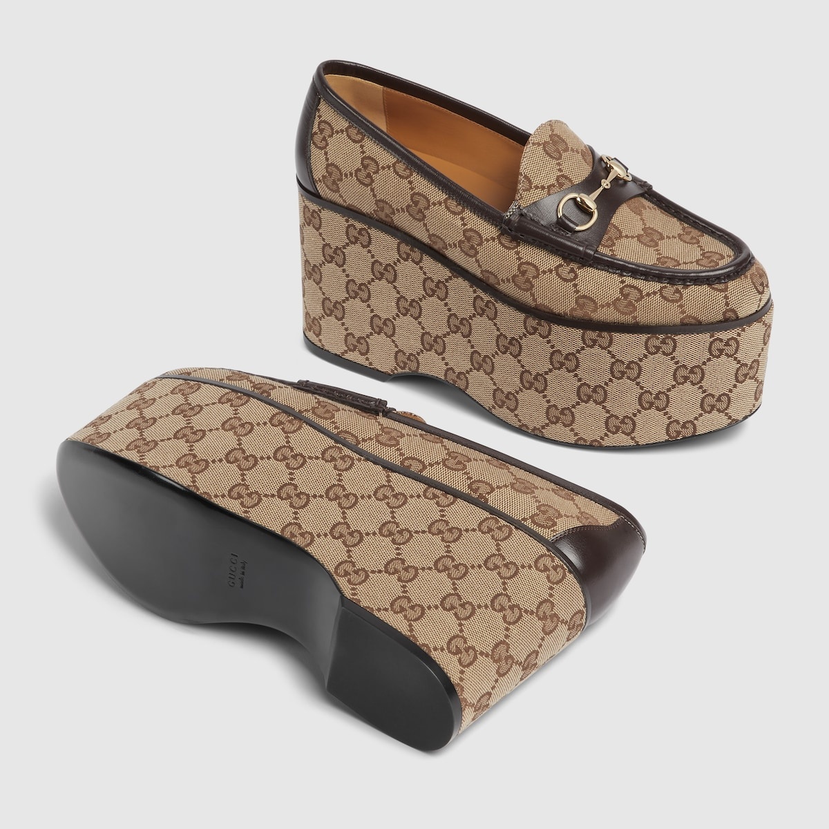 Women's Gucci Horsebit platform loafer