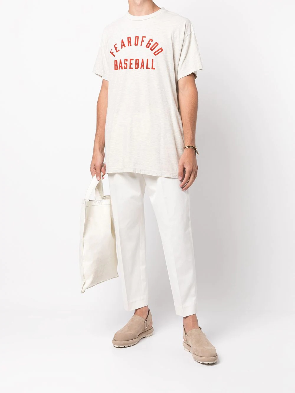 logo-print baseball T-shirt - 2