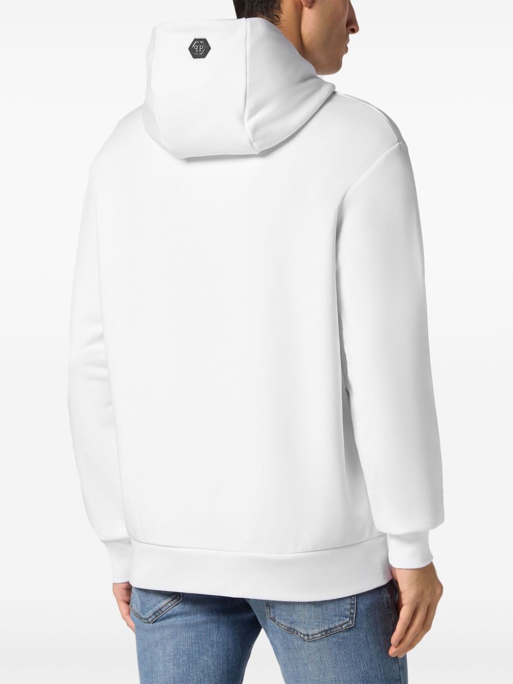 embellished logo-print hoodie - 3