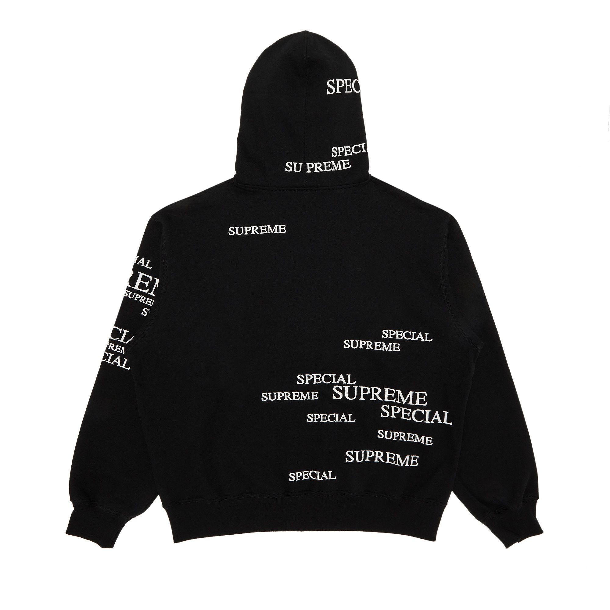 Supreme Special Zip Up Hooded Sweatshirt 'Black' - 2