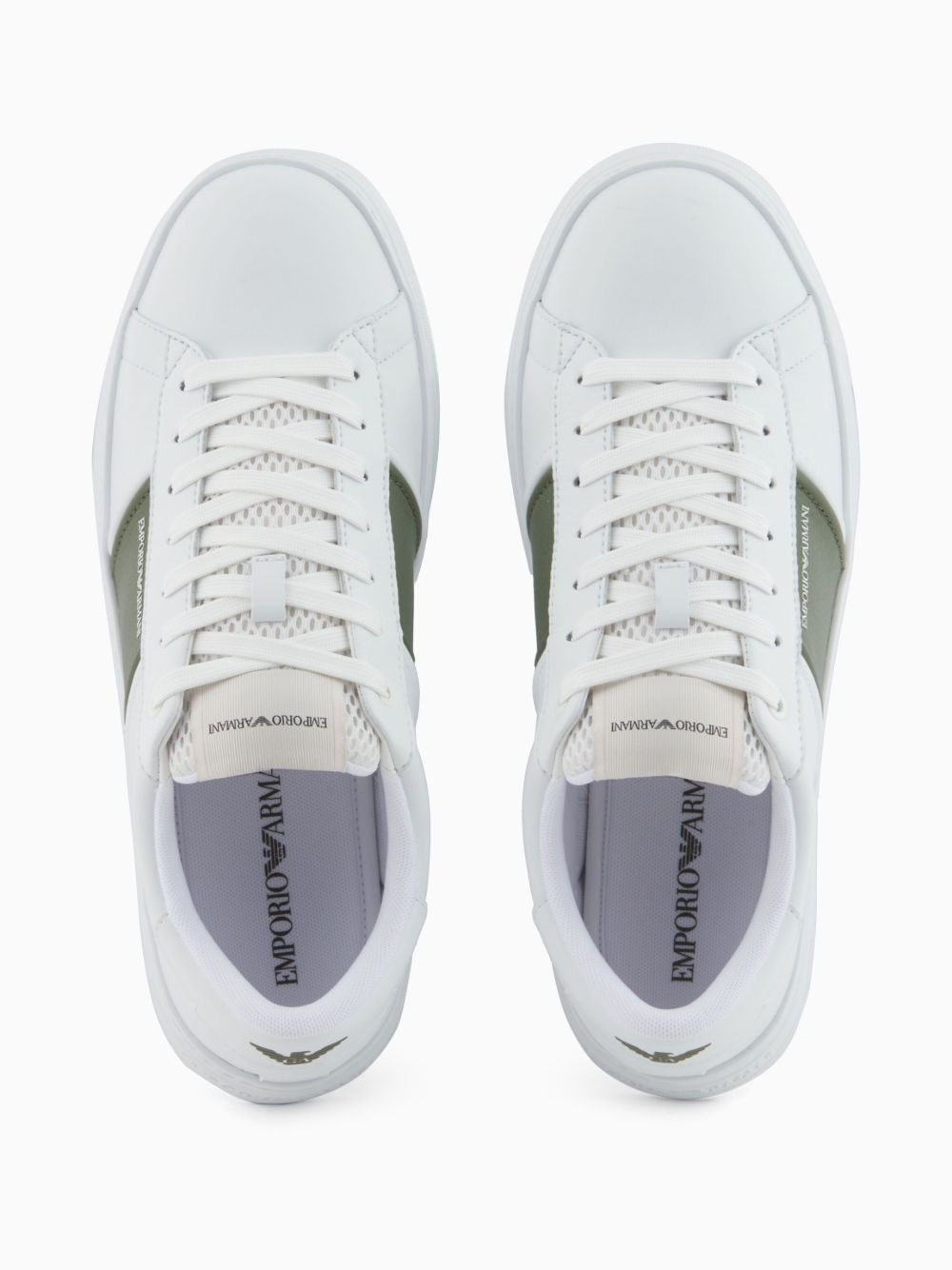 contrasting-panel sneakers - 4