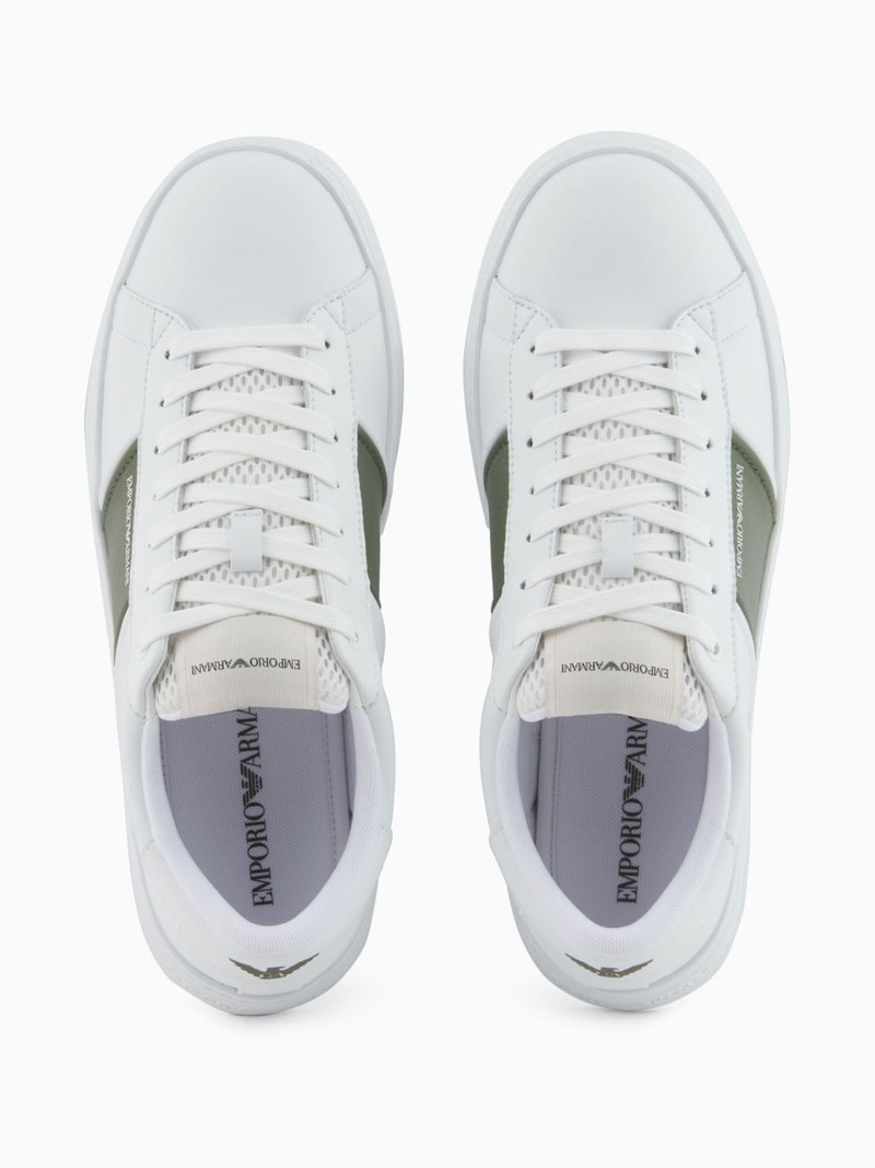 contrasting-panel sneakers 4