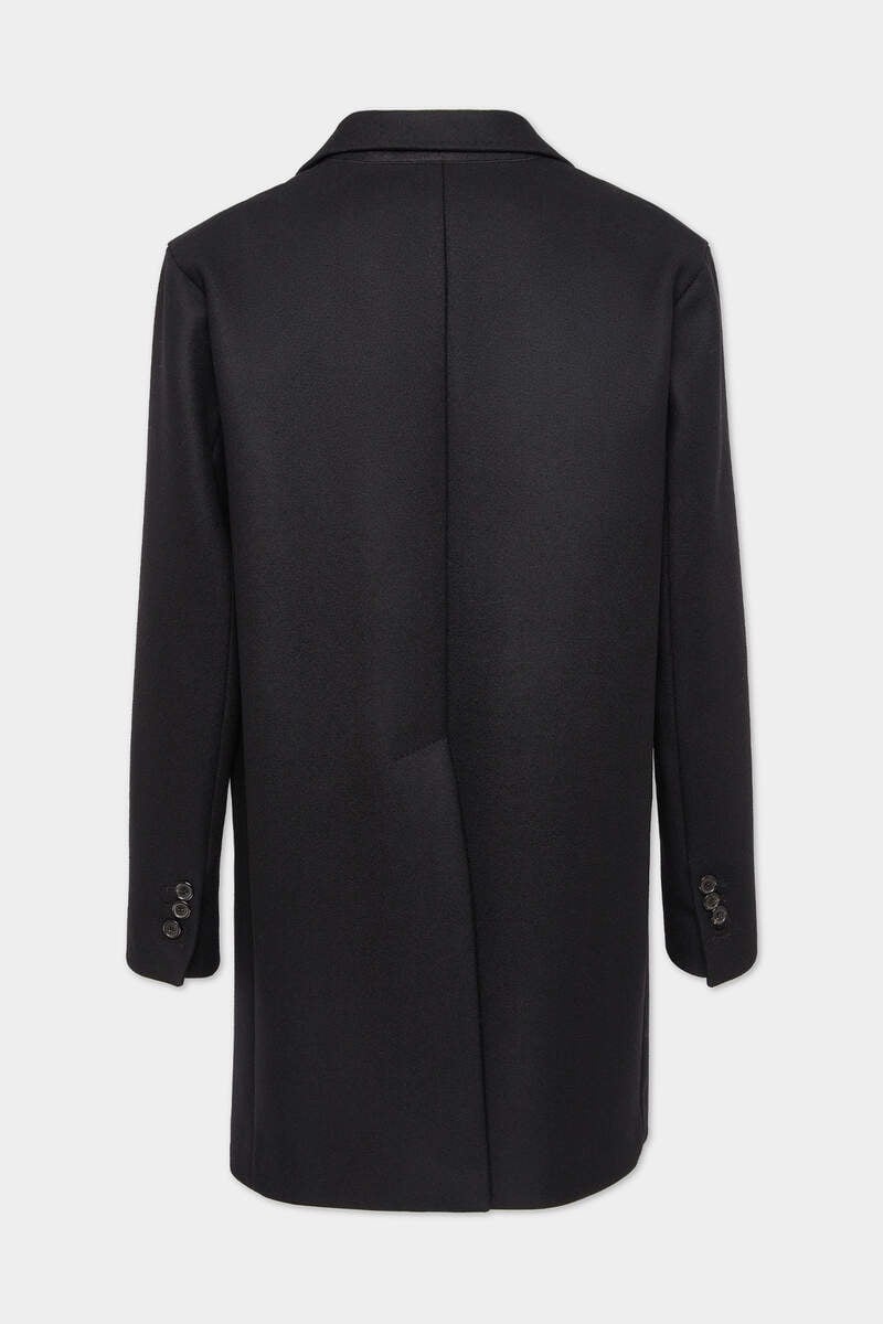 FELTED WOOL SOFT SHOULDER COAT - 2