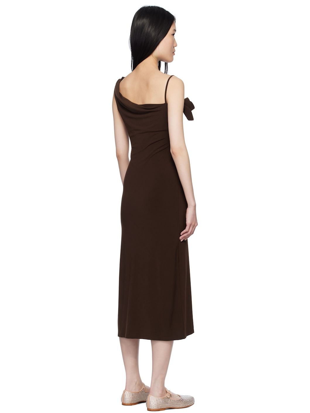 Brown Otter Maxi Dress - 3