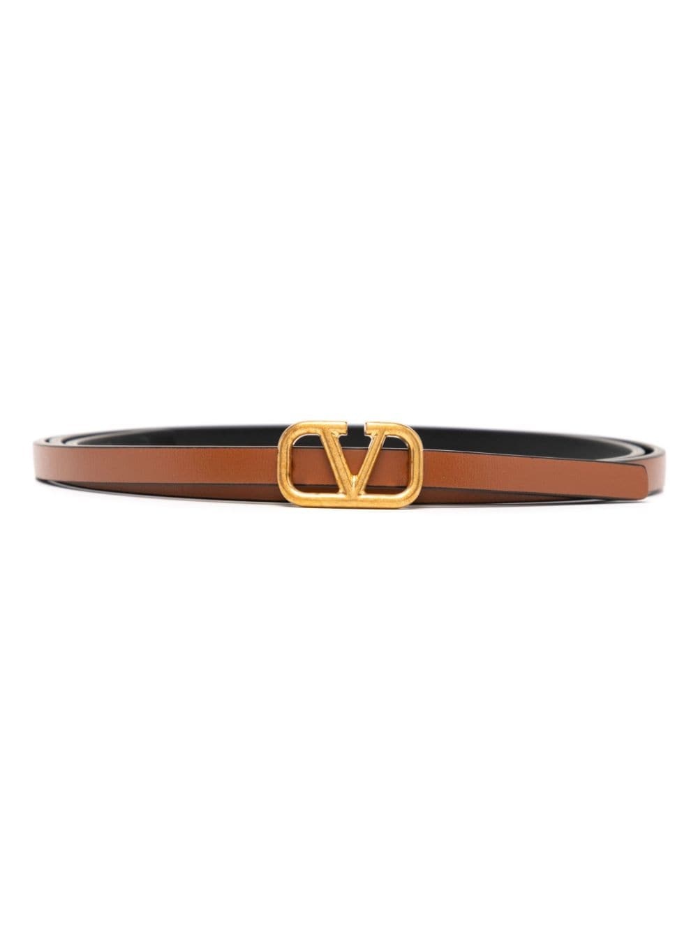 VLogo Signature reversible leather belt - 1