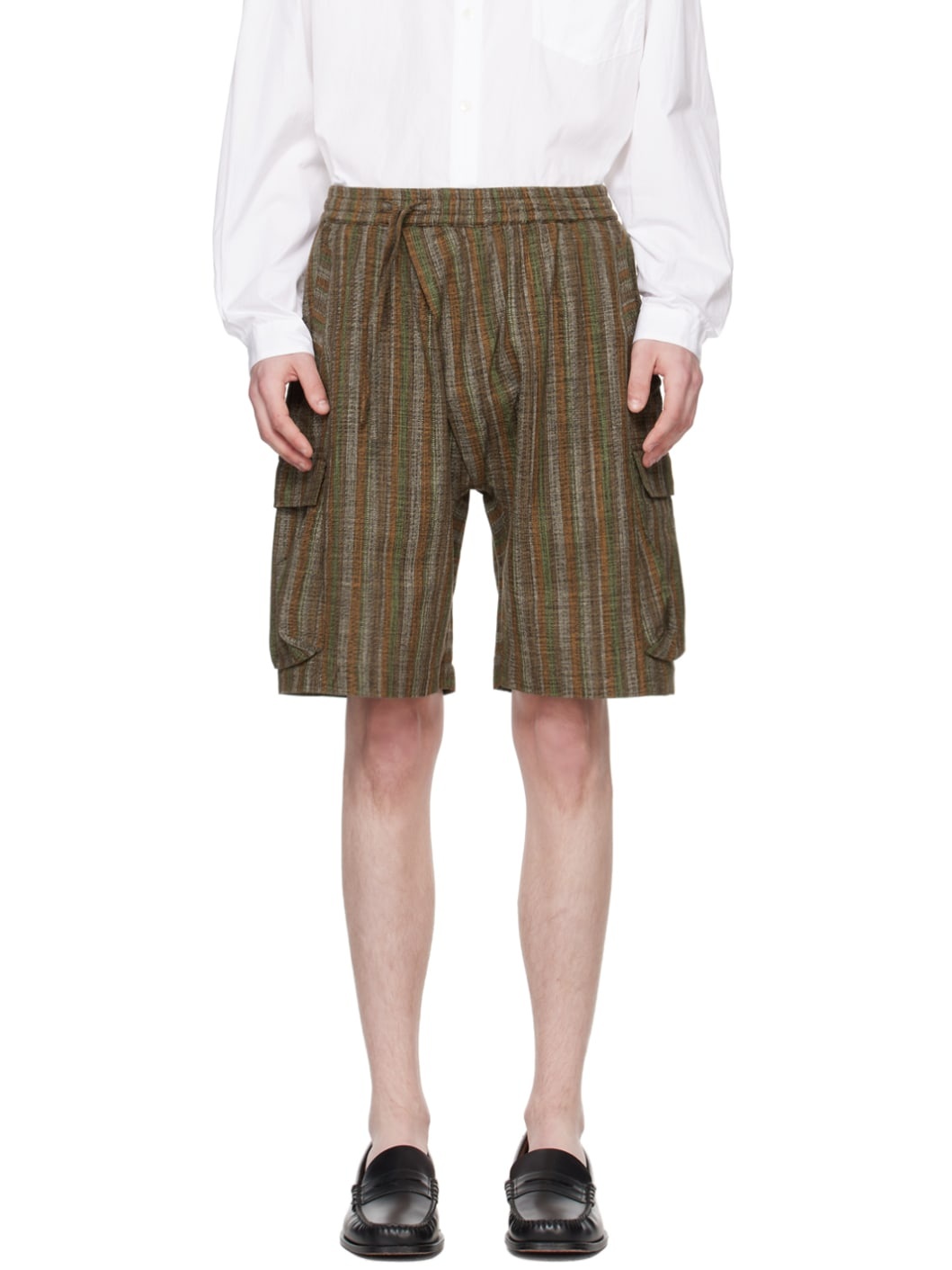 Khaki Wagara Shorts - 1