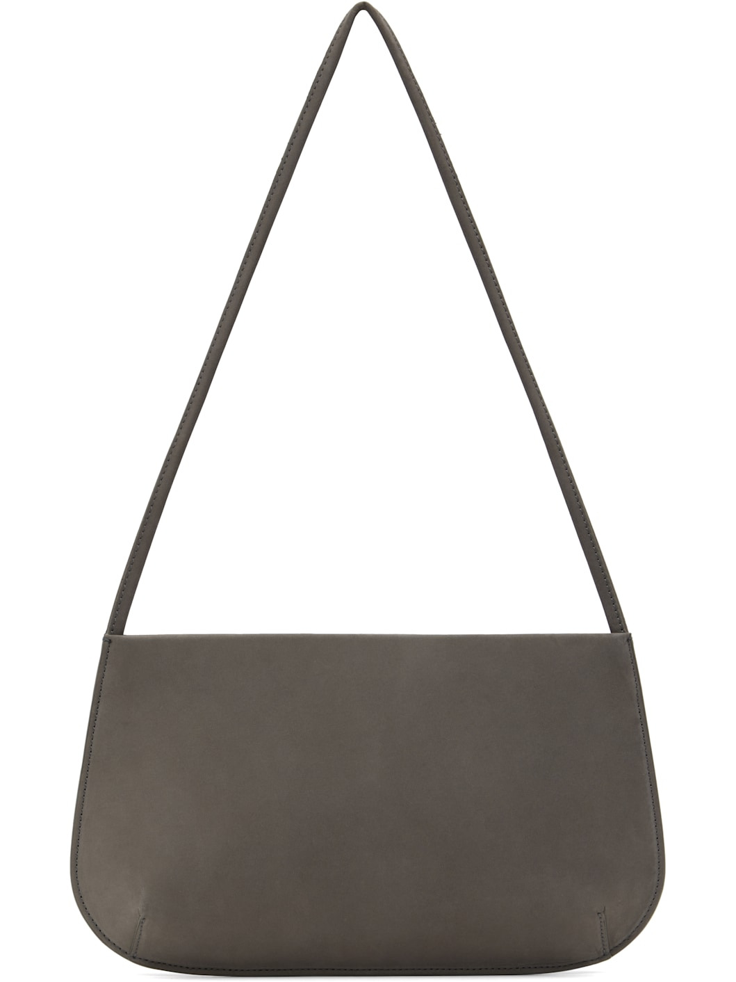 SSENSE Exclusive Gray Bra Nubuck Bag - 1