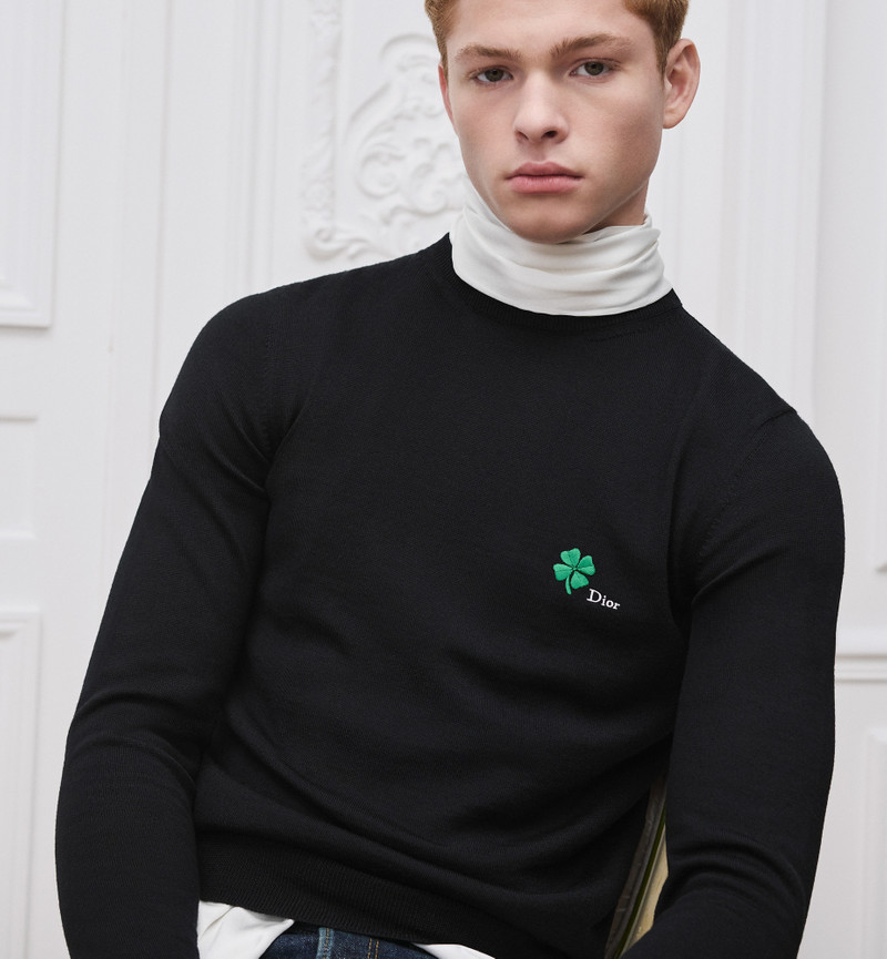 Dior Sweater with Dior Clover Embroidery outlook