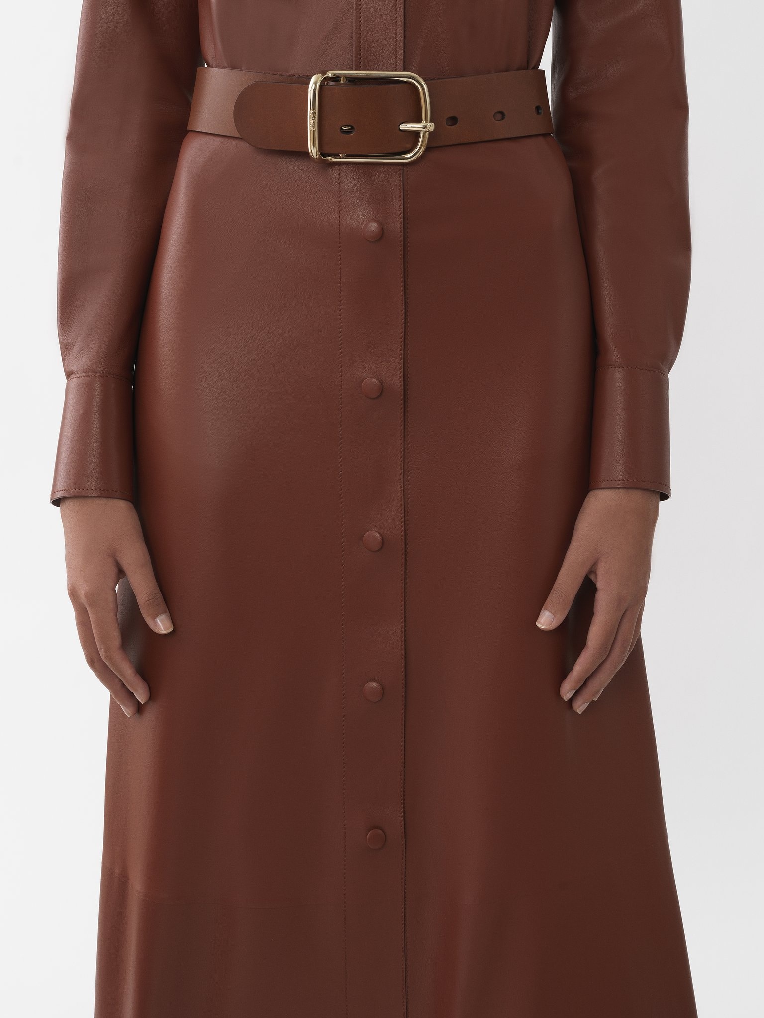 A-LINE MID-LENGTH SKIRT - 5