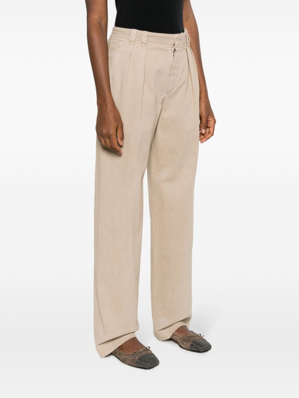 Tinto pleated boyfriend jeans - 3
