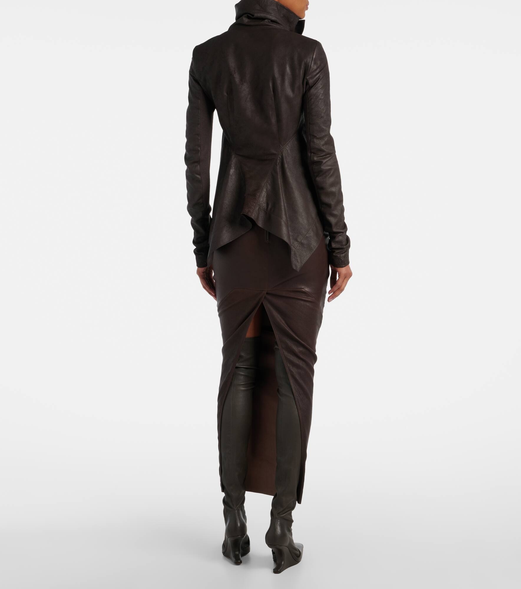 Naska leather biker jacket - 3