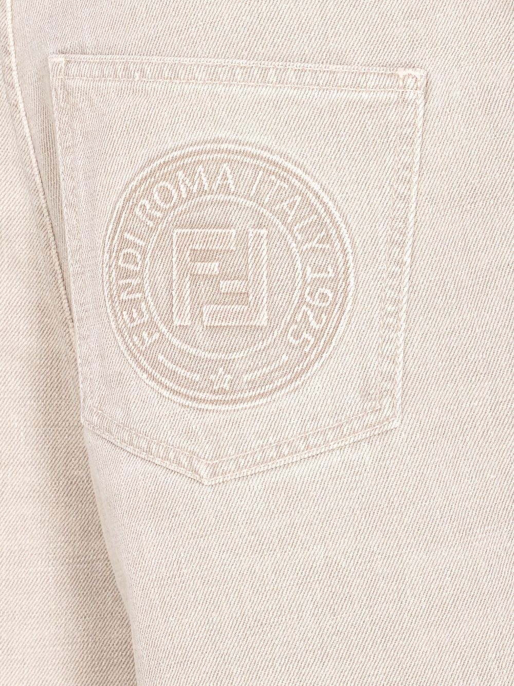 logo-patch jeans - 3