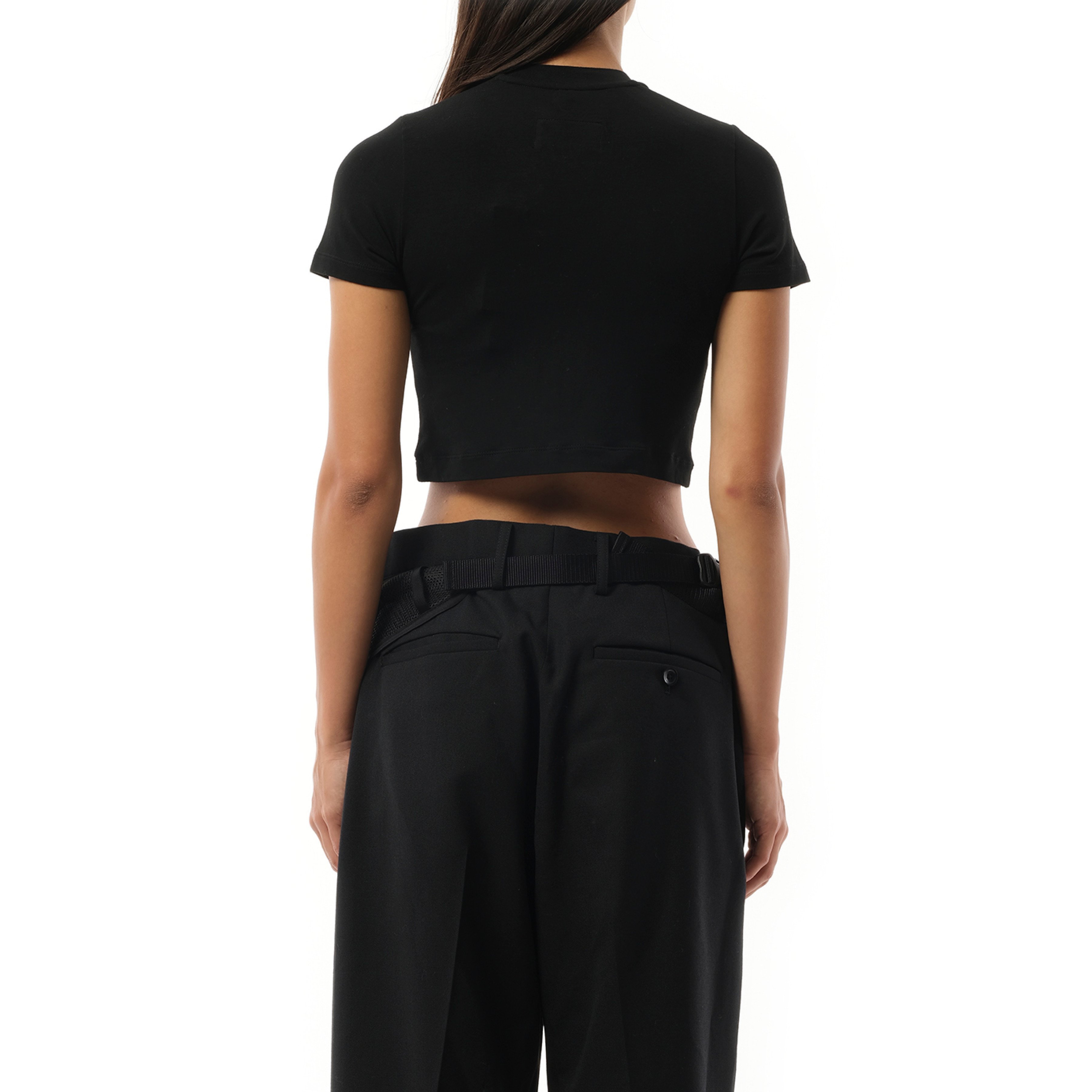 Japanese Fan-Service Neon Paint T-Shirt in Black - 6