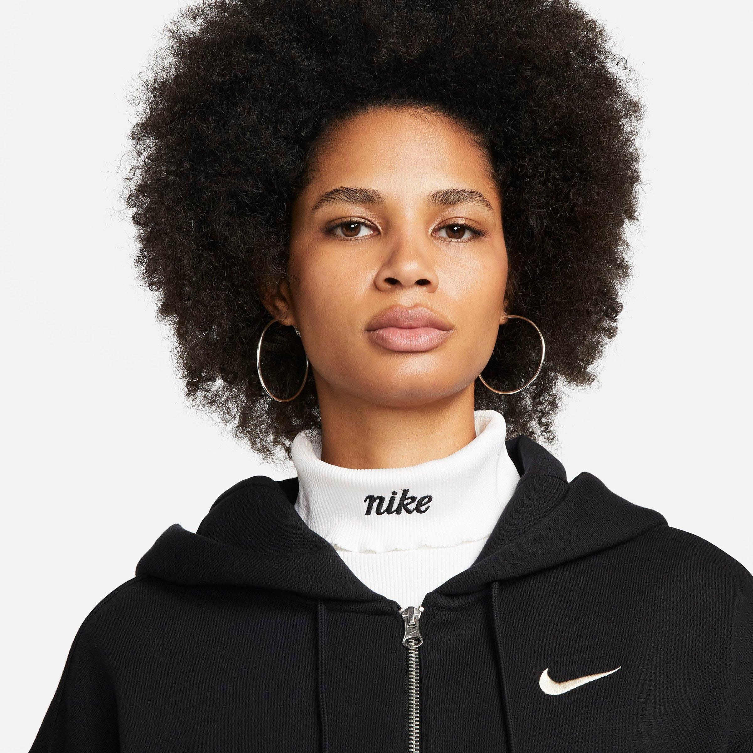 WOMEN'S NIKE SPORTSWEAR PHOENIX FLEECE OVERSIZED FULL-ZIP HOODIE - 4