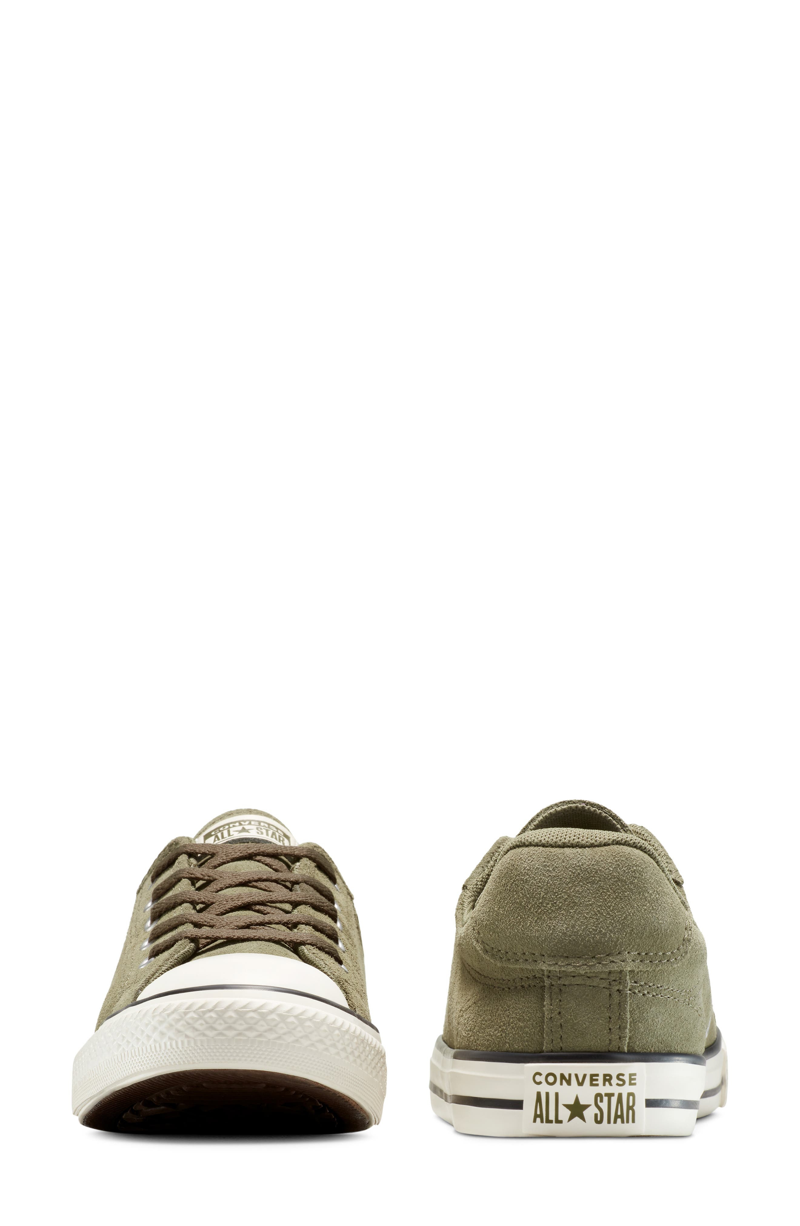 Converse Chuck Taylor All Stair Dainty Suede Sneaker in Utility/Egret/Utility at Nordstrom - 5