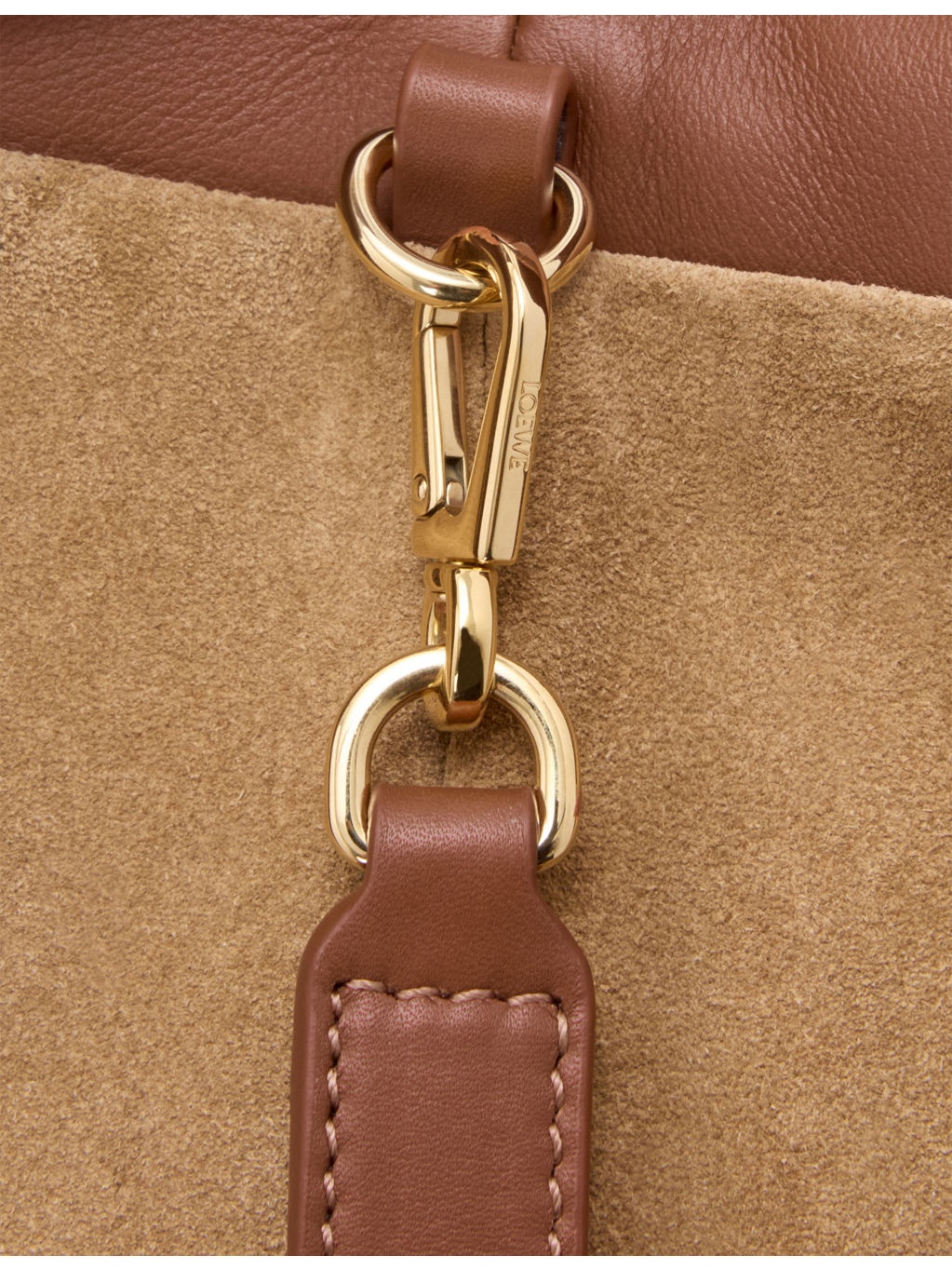 Flamenco Medium Leather Clutch Bag - 4