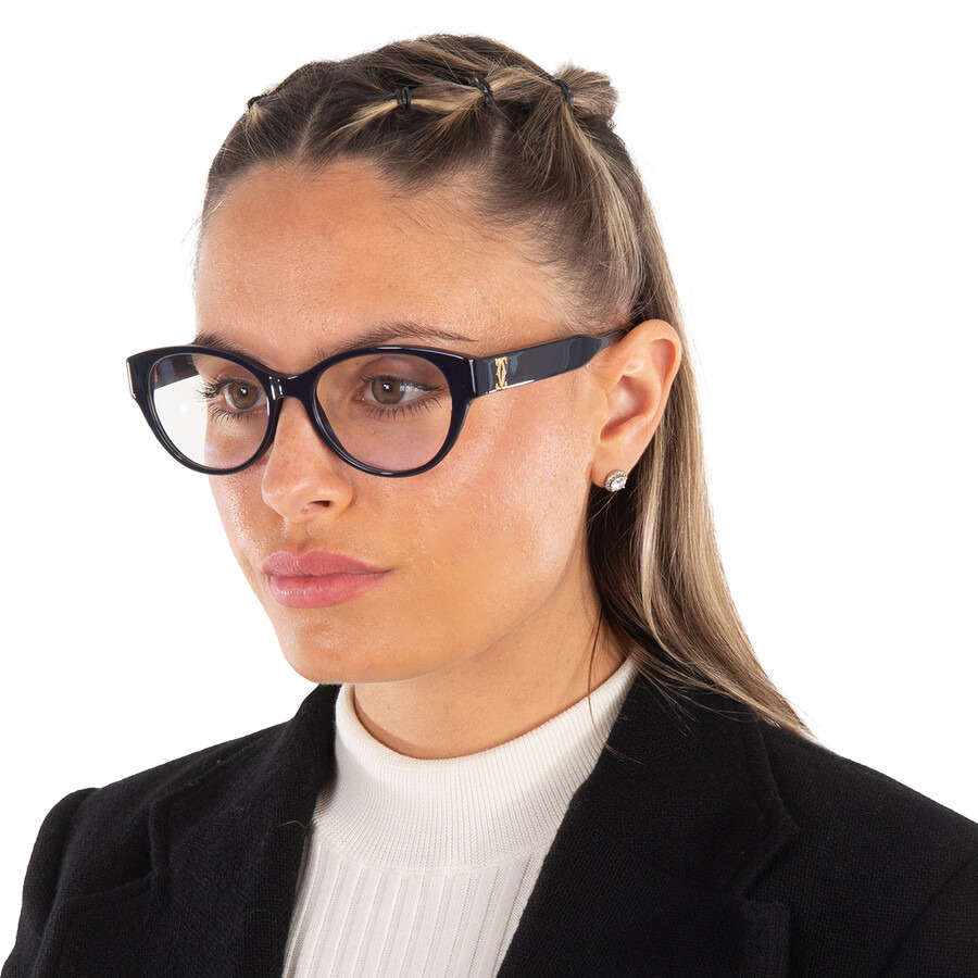 Cartier Demo Cat Eye Ladies Eyeglasses CT0315O 004 53 - 2